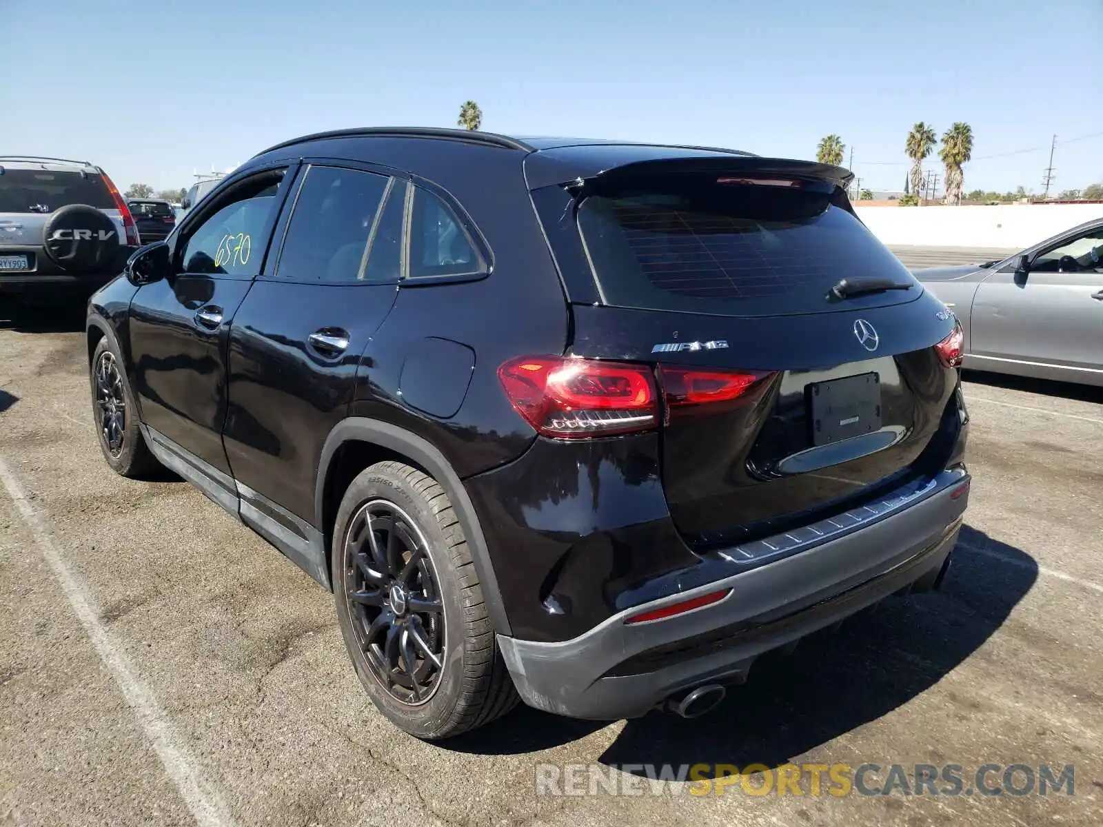 3 Photograph of a damaged car W1N4N5BB1MJ164218 MERCEDES-BENZ GLA-CLASS 2021