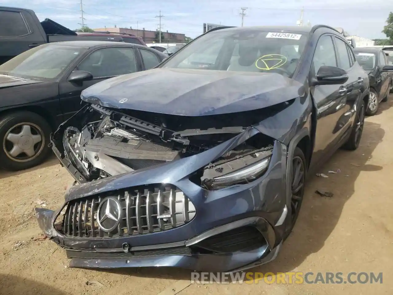 2 Photograph of a damaged car W1N4N5BB1MJ291227 MERCEDES-BENZ GLA-CLASS 2021