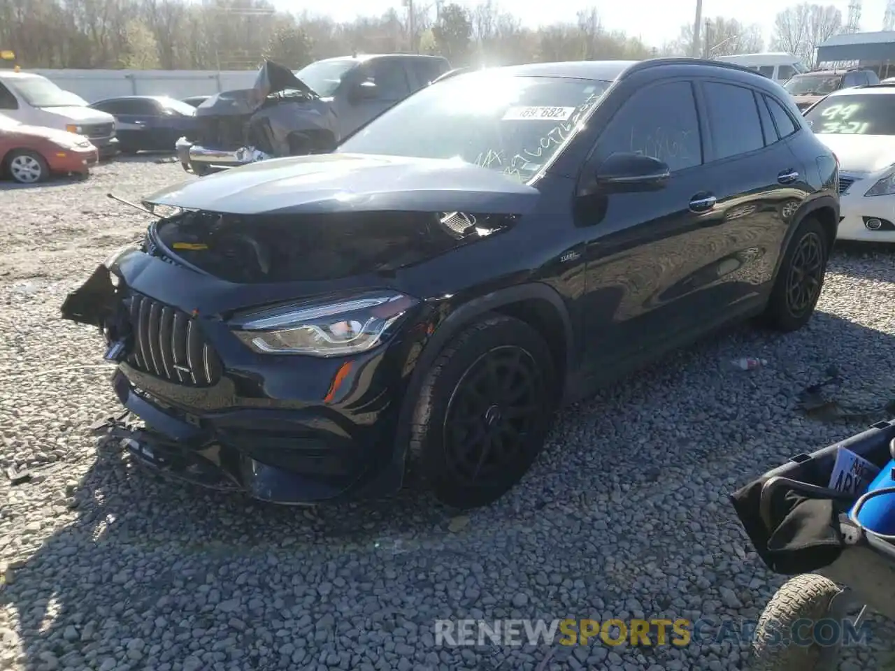 2 Photograph of a damaged car W1N4N5BB4MJ207336 MERCEDES-BENZ GLA-CLASS 2021