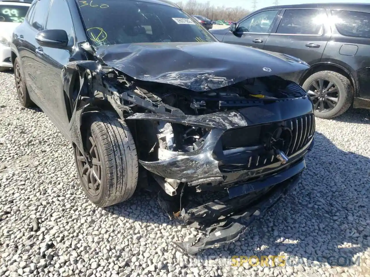 9 Photograph of a damaged car W1N4N5BB4MJ207336 MERCEDES-BENZ GLA-CLASS 2021