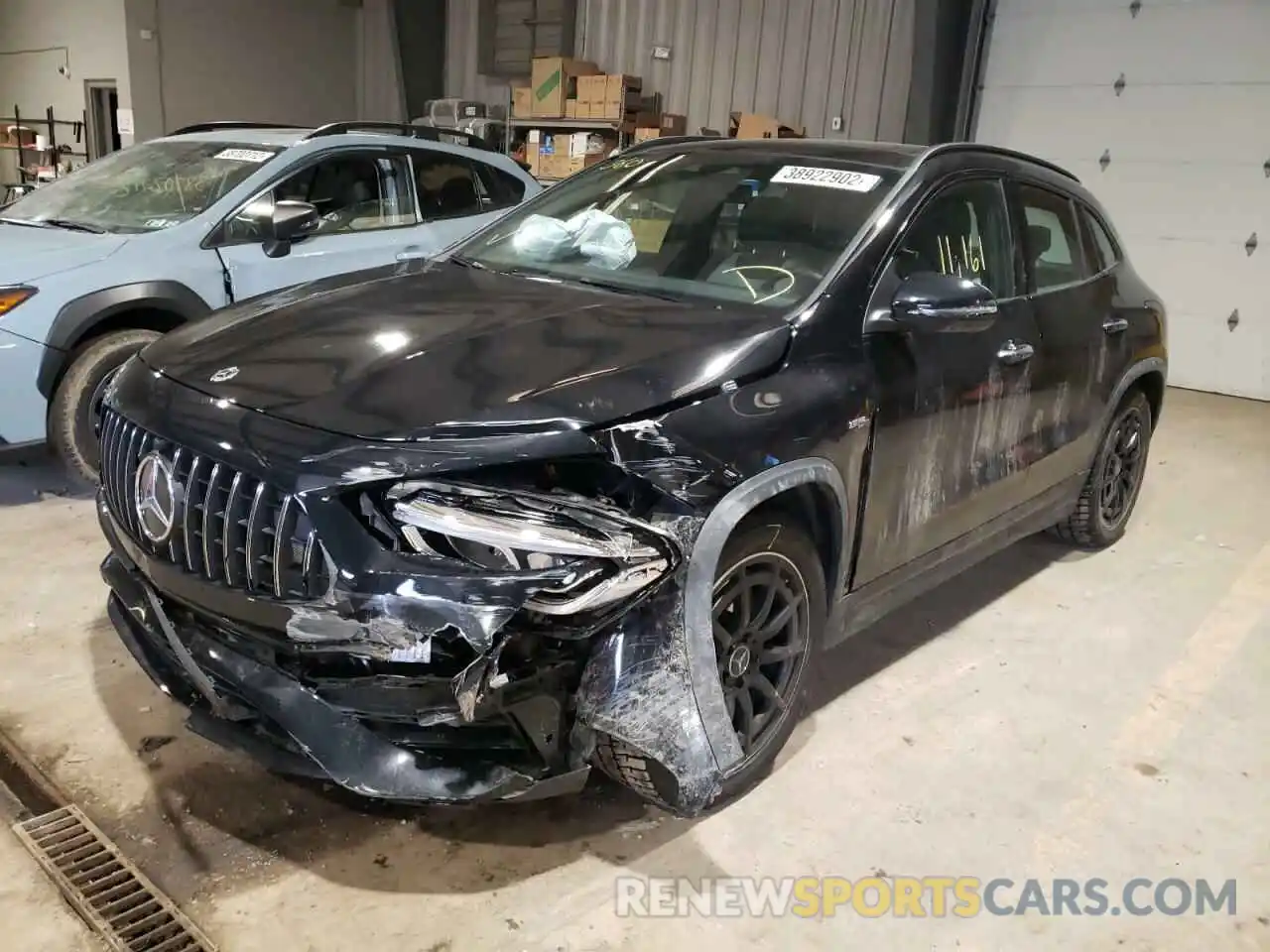 2 Photograph of a damaged car W1N4N5DB3MJ253415 MERCEDES-BENZ GLA-CLASS 2021