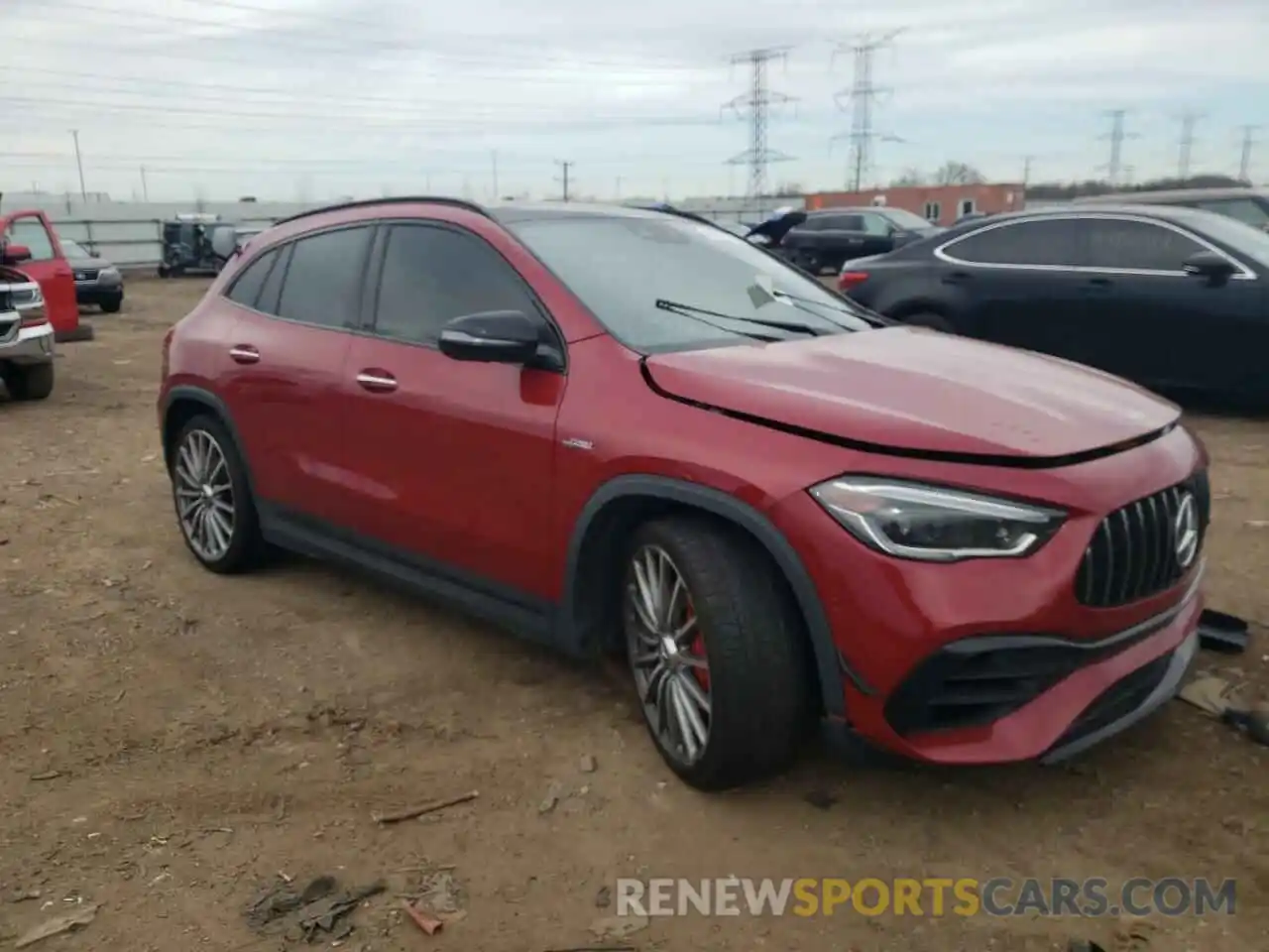 4 Photograph of a damaged car W1N4N5DB4MJ223047 MERCEDES-BENZ GLA-CLASS 2021