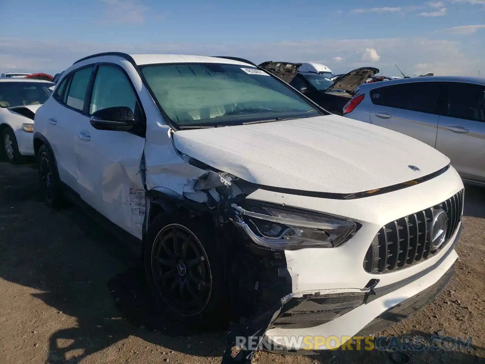 1 Photograph of a damaged car W1N4N5DBXMJ217480 MERCEDES-BENZ GLA-CLASS 2021