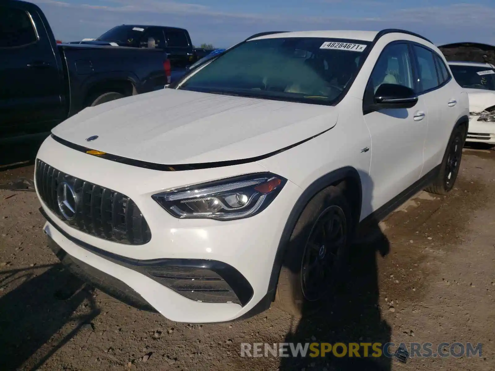 2 Photograph of a damaged car W1N4N5DBXMJ217480 MERCEDES-BENZ GLA-CLASS 2021