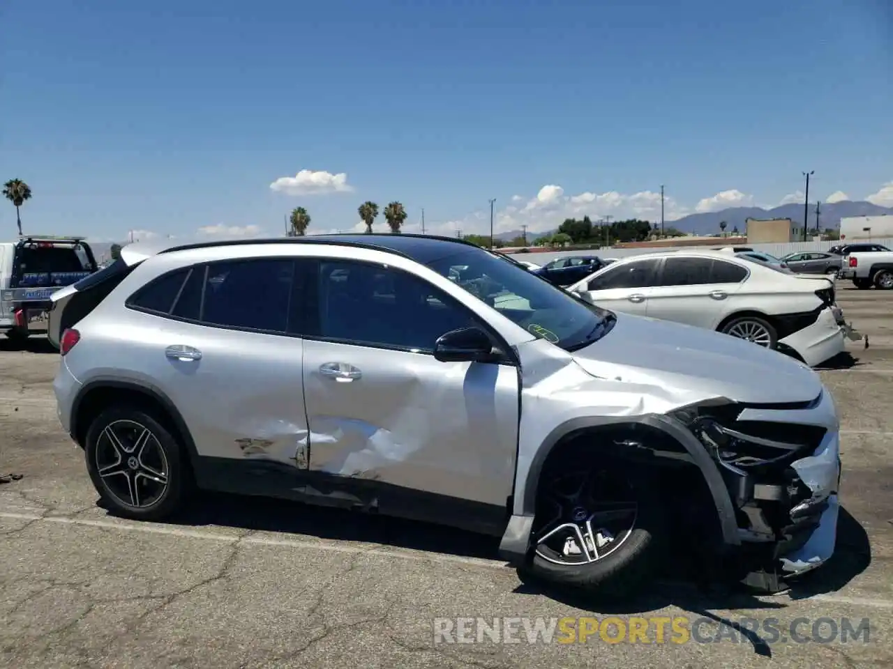 9 Photograph of a damaged car W1N4N4GB3NJ381841 MERCEDES-BENZ GLA-CLASS 2022