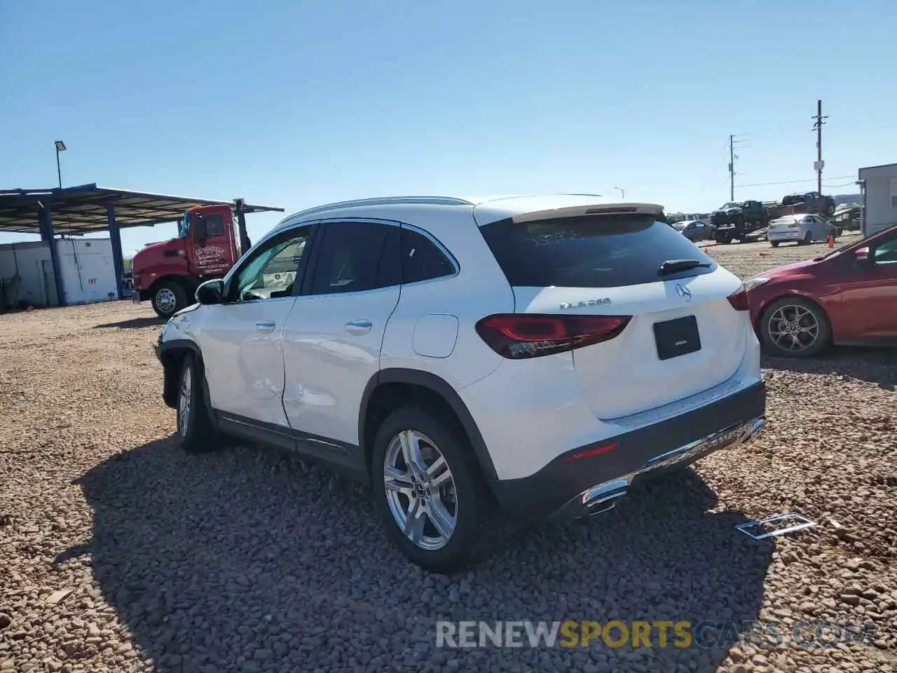 2 Photograph of a damaged car W1N4N4GB6NJ338448 MERCEDES-BENZ GLA-CLASS 2022