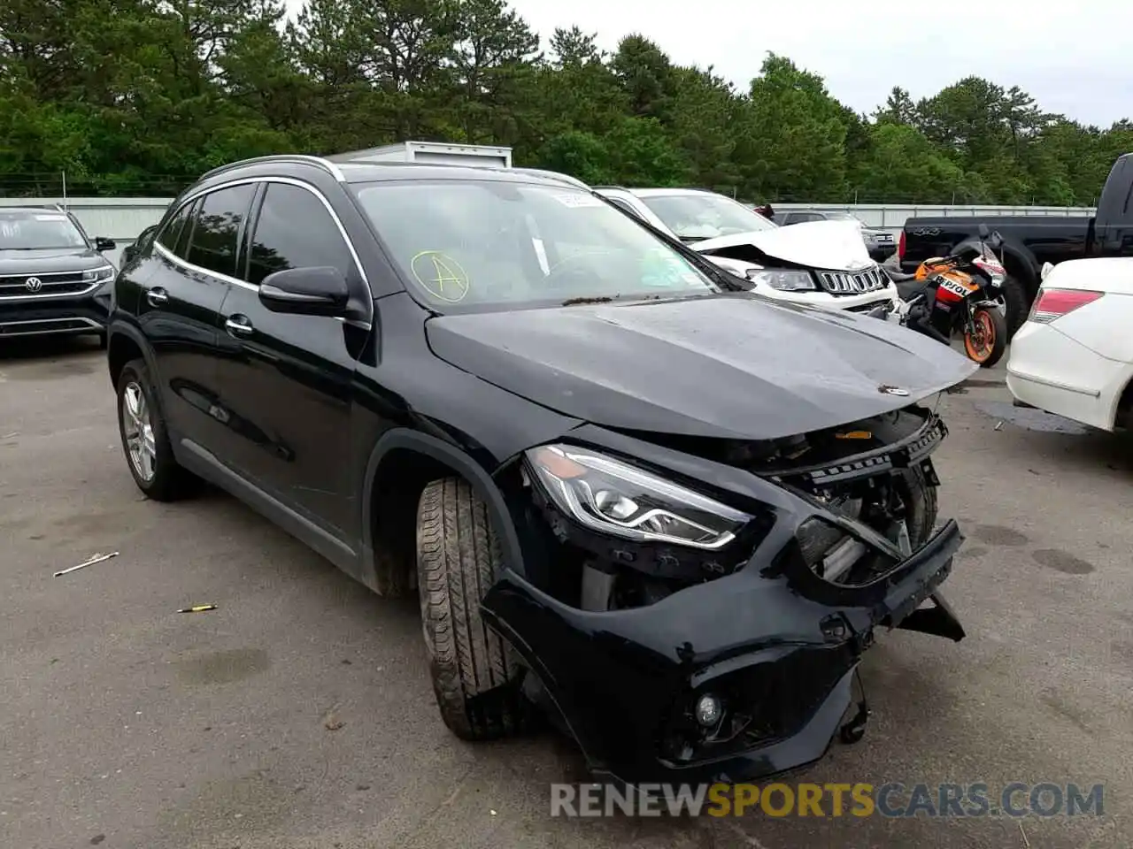 1 Photograph of a damaged car W1N4N4HB3NJ333481 MERCEDES-BENZ GLA-CLASS 2022