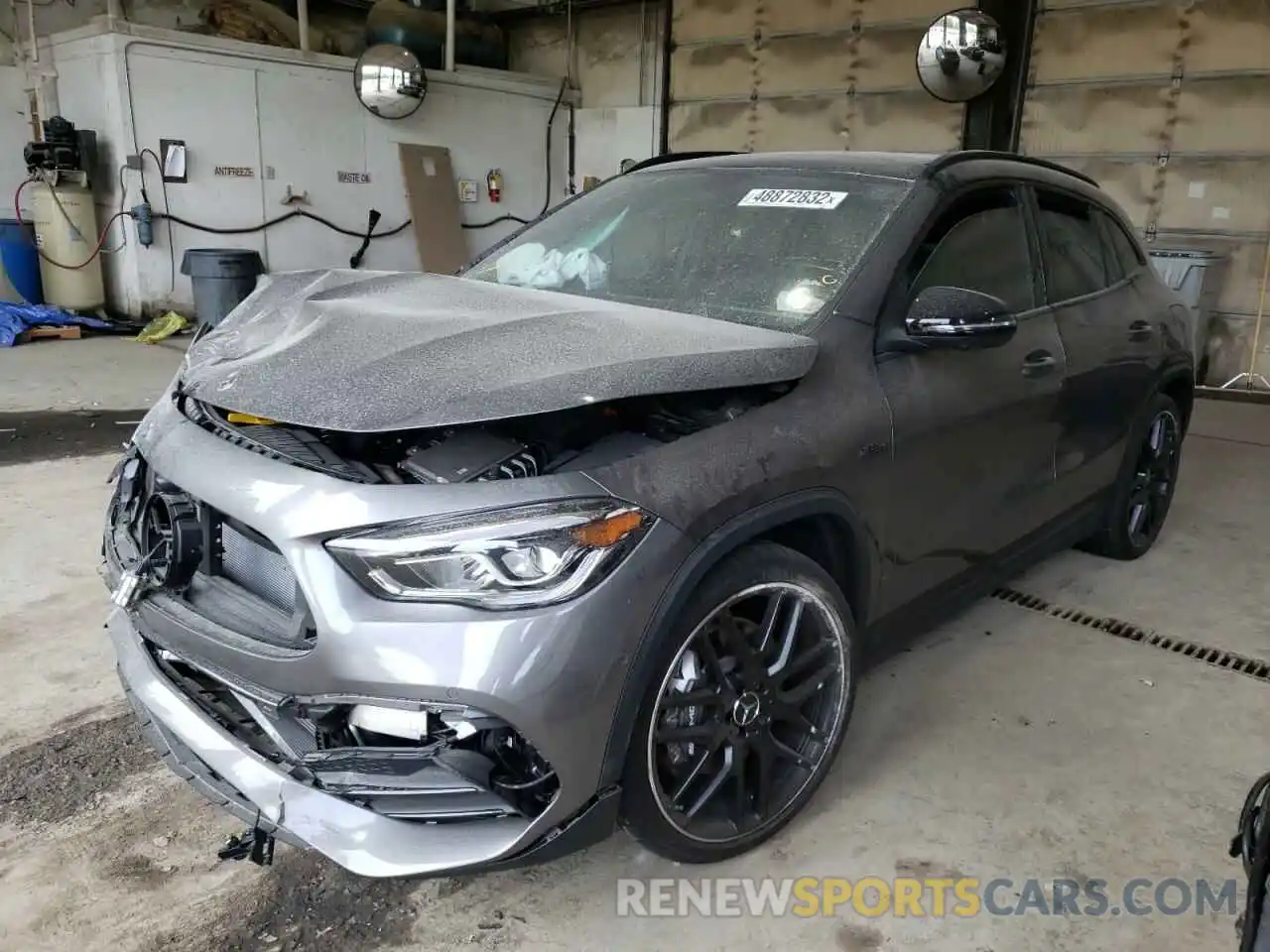 2 Photograph of a damaged car W1N4N5DB8NJ345959 MERCEDES-BENZ GLA-CLASS 2022