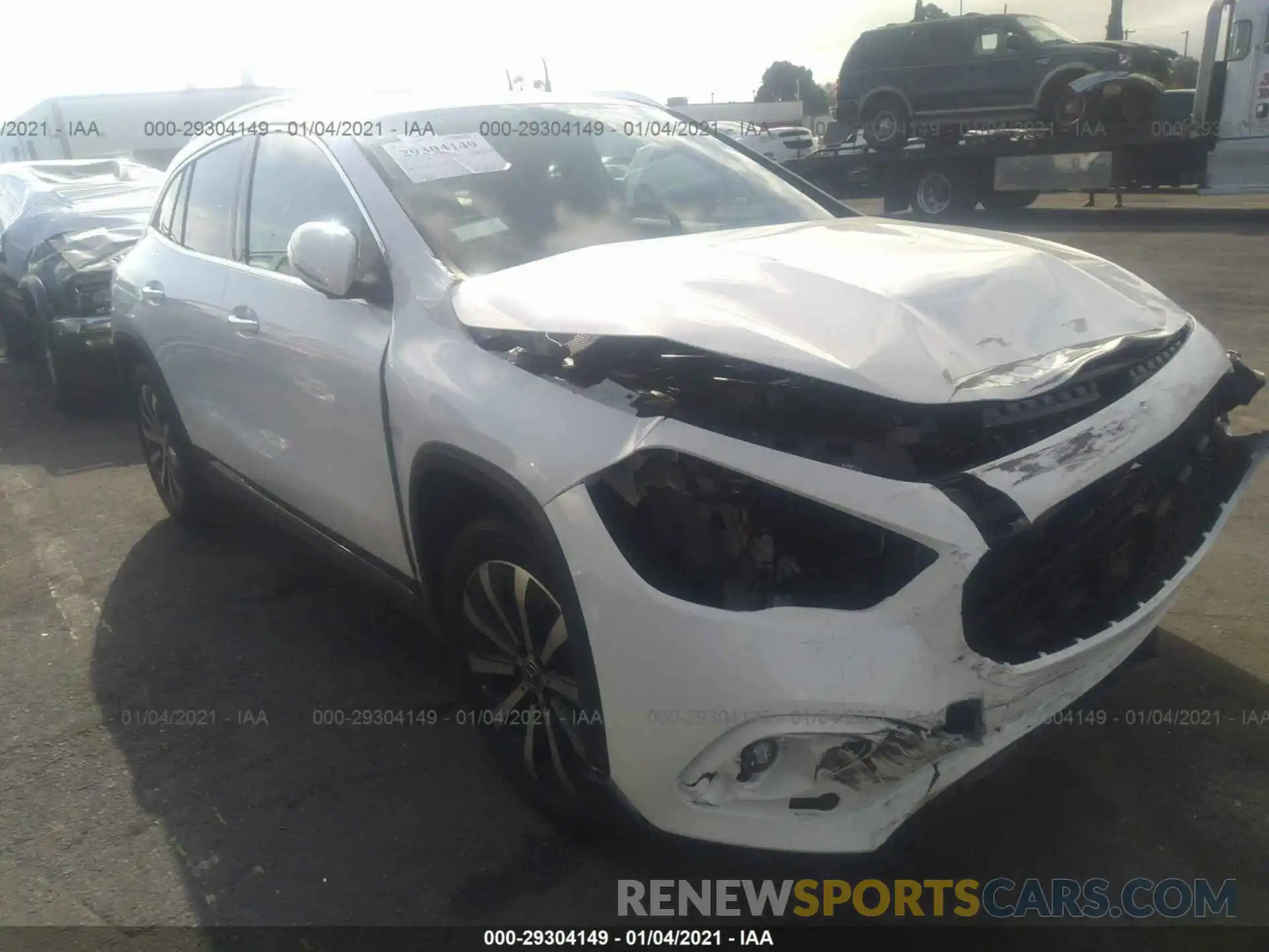 1 Photograph of a damaged car W1N4N4GB7MJ150634 MERCEDES-BENZ GLA250 2021