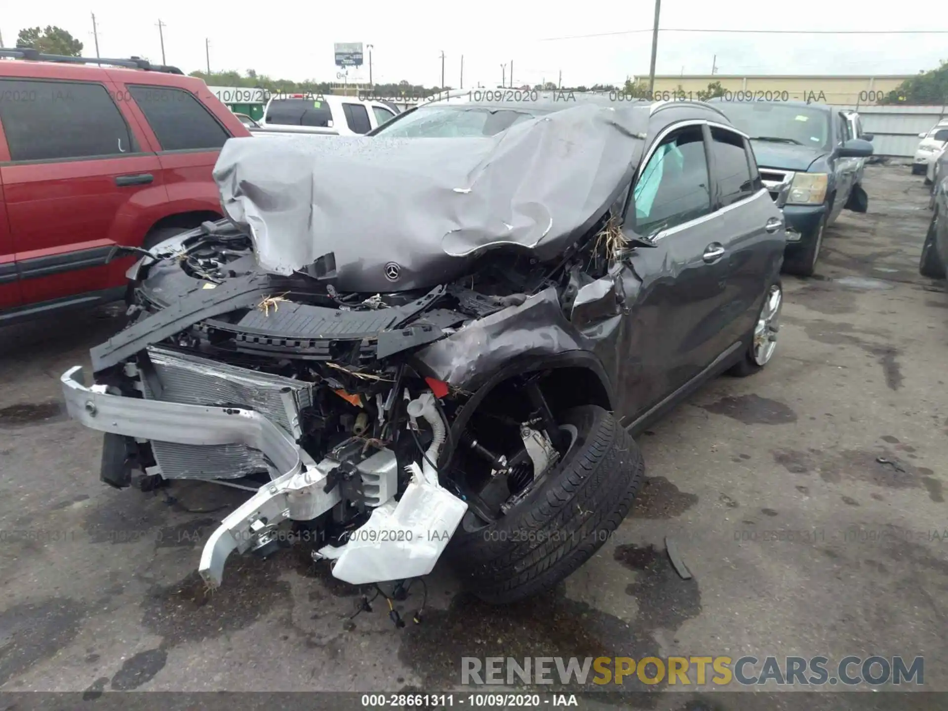 2 Фотография поврежденного автомобиля W1N4N4GBXMJ156864 MERCEDES-BENZ GLA250 2021
