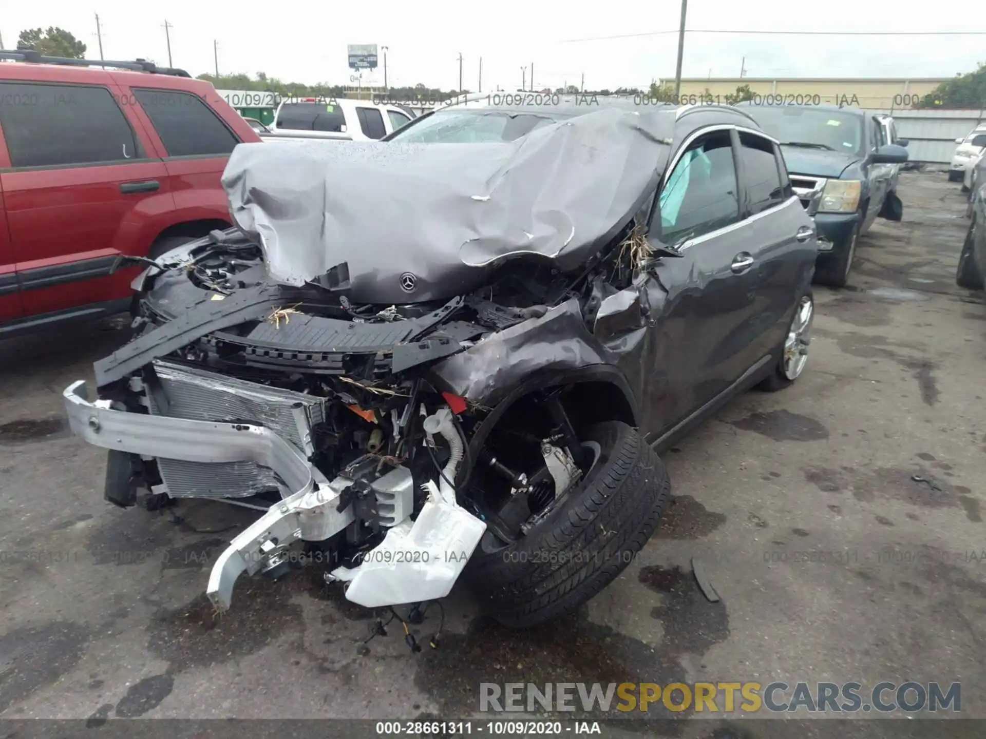 2 Photograph of a damaged car W1N4N4GBXMJ156864 MERCEDES-BENZ GLA250 2021