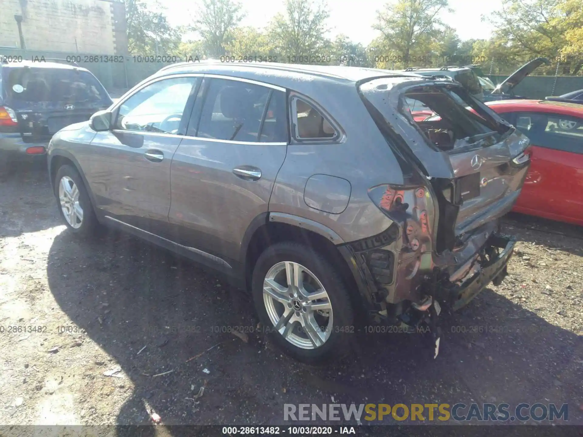 3 Photograph of a damaged car W1N4N4HB9MJ150441 MERCEDES-BENZ GLA250 2021