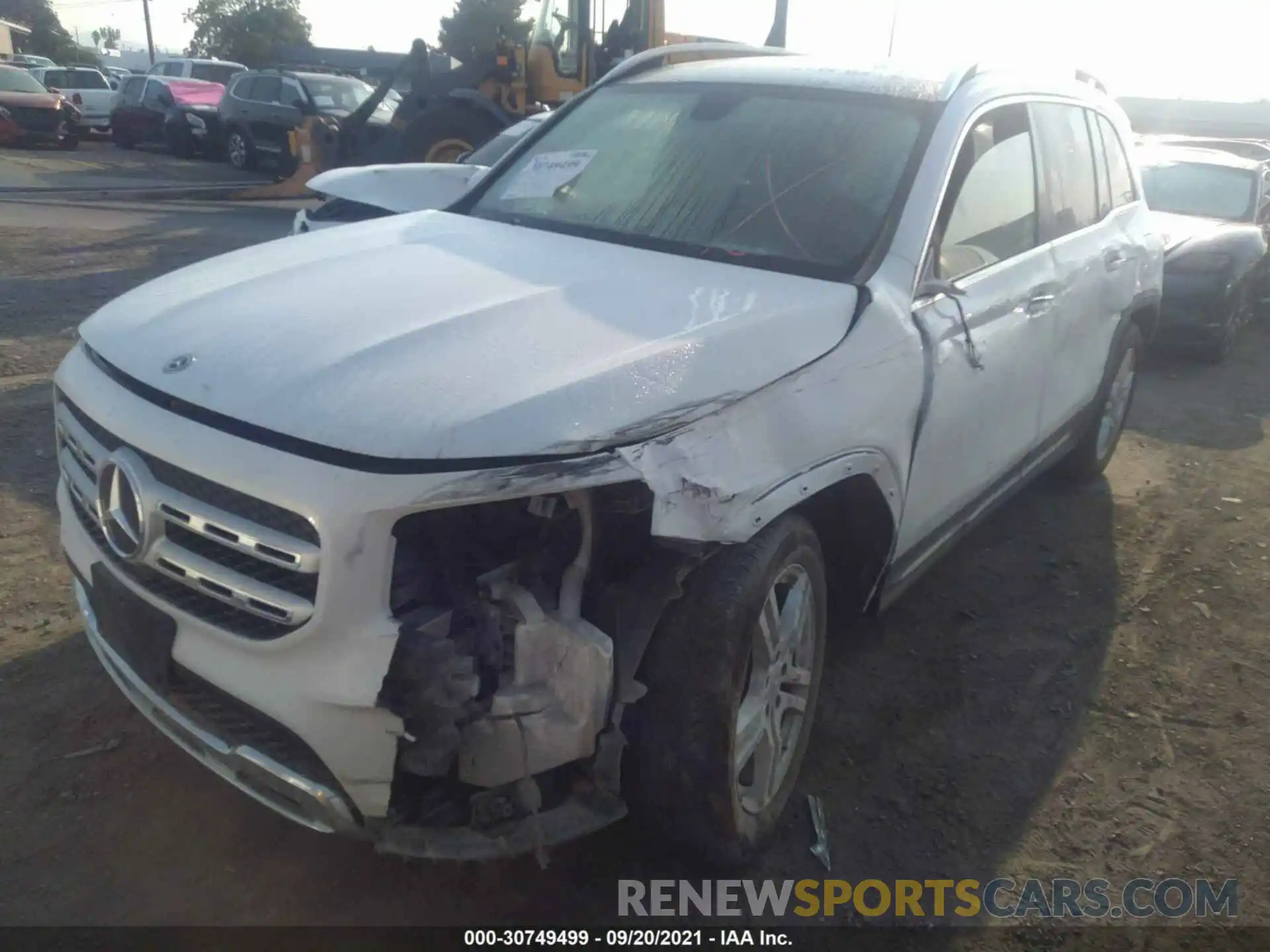 2 Photograph of a damaged car W1N4M4GB0LW045499 MERCEDES-BENZ GLB 2020