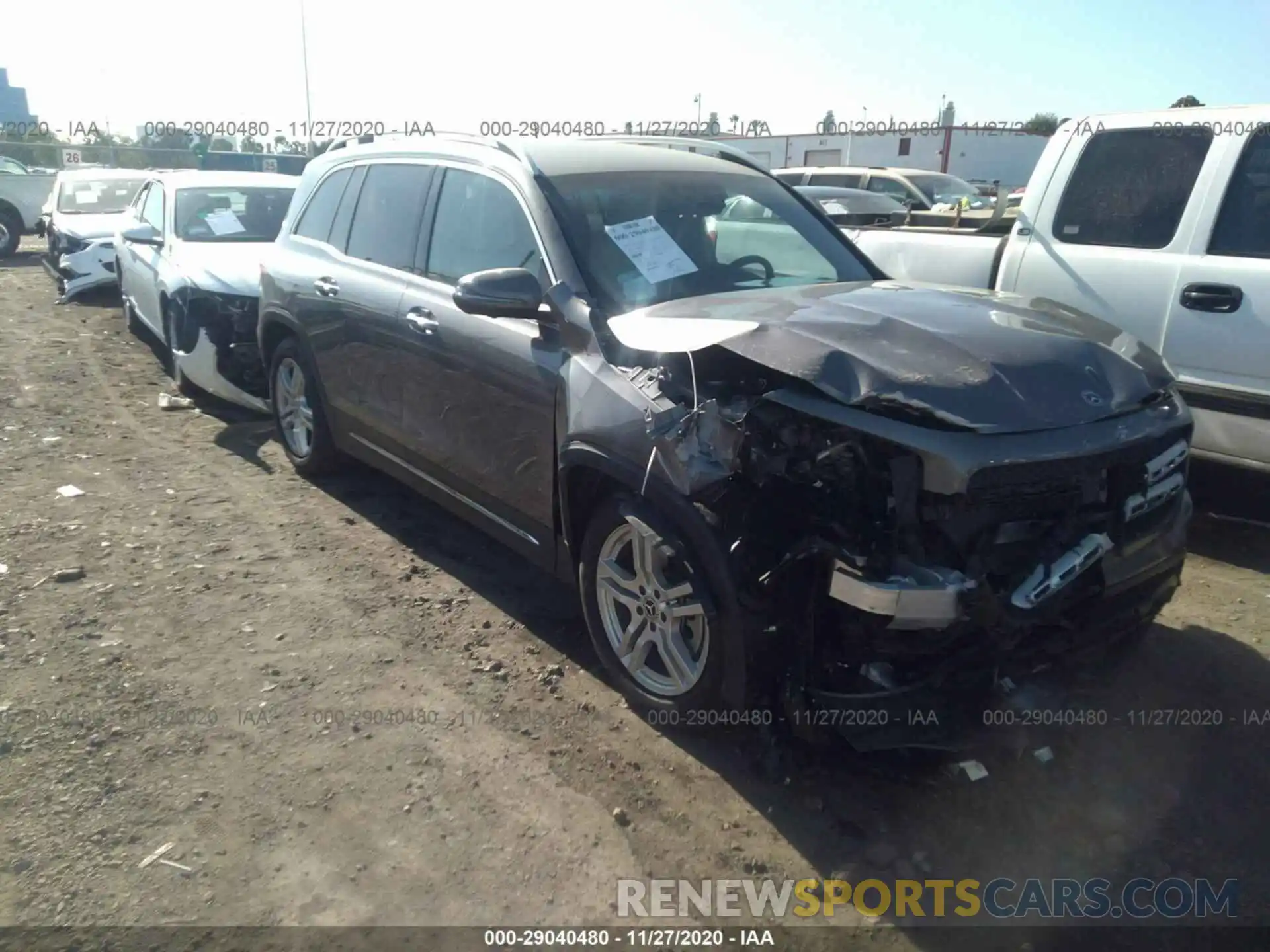 1 Photograph of a damaged car W1N4M4GB2LW049019 MERCEDES-BENZ GLB 2020