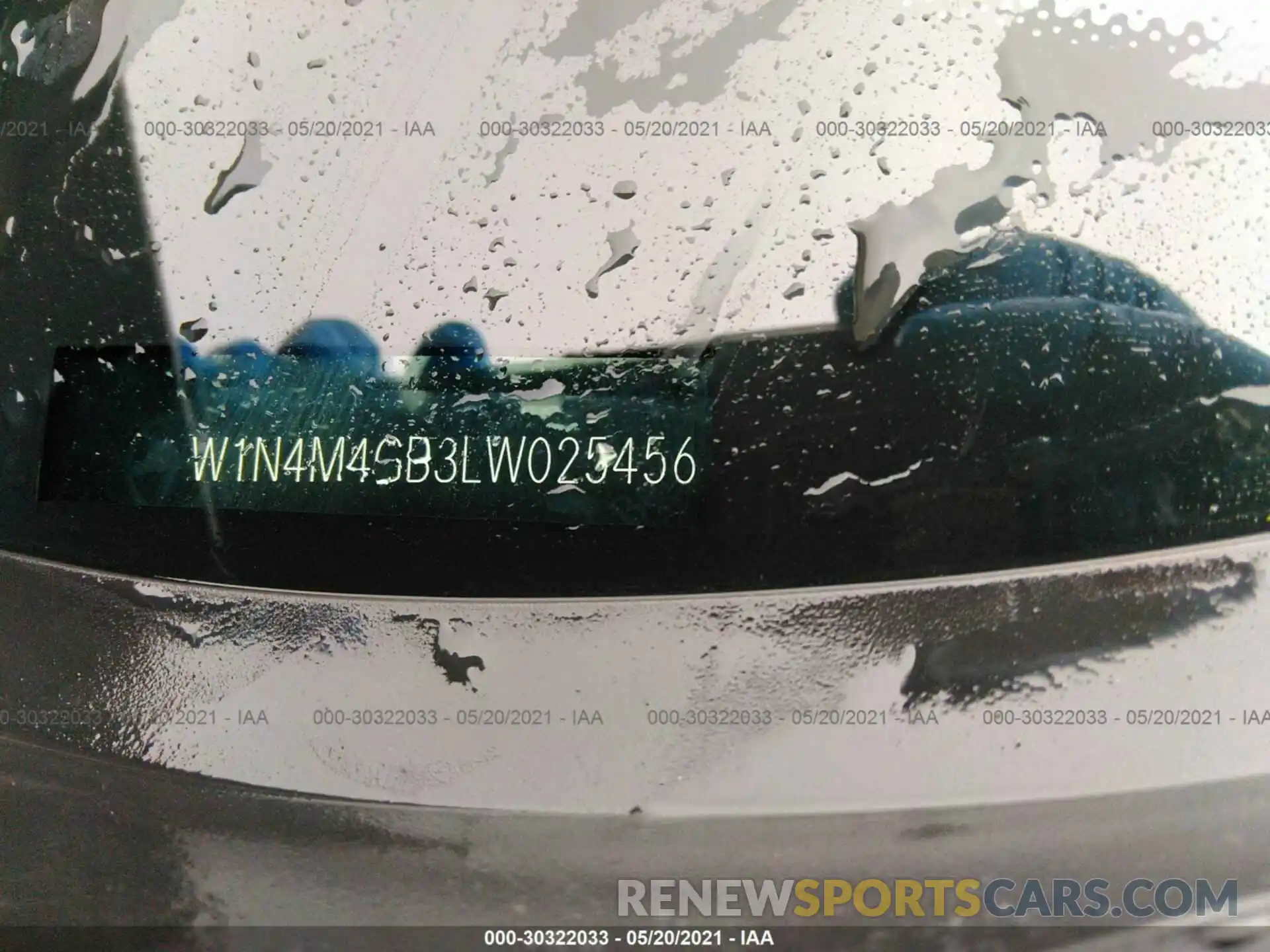 9 Фотография поврежденного автомобиля W1N4M4GB3LW025456 MERCEDES-BENZ GLB 2020