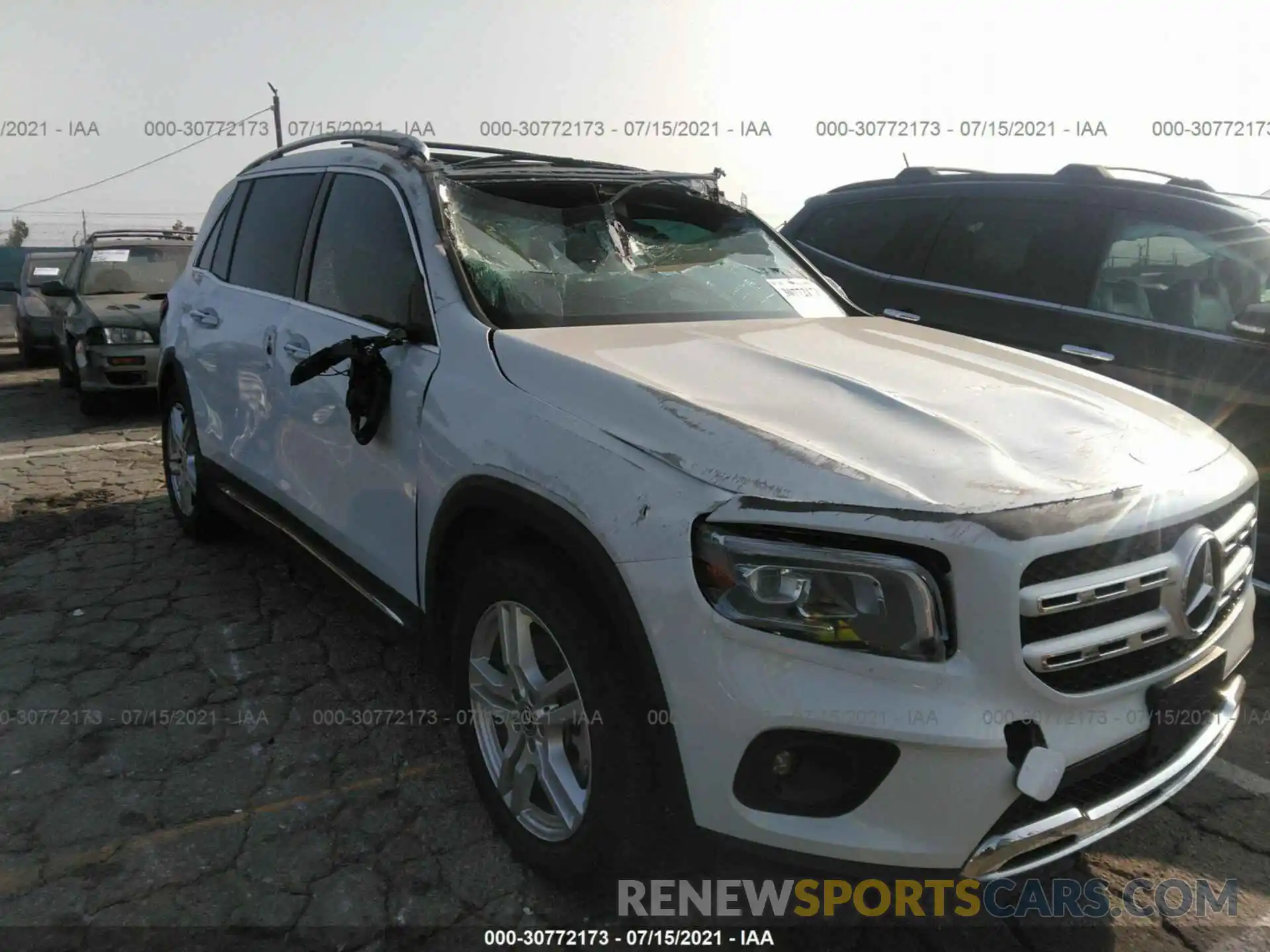 6 Photograph of a damaged car W1N4M4GB3LW034318 MERCEDES-BENZ GLB 2020