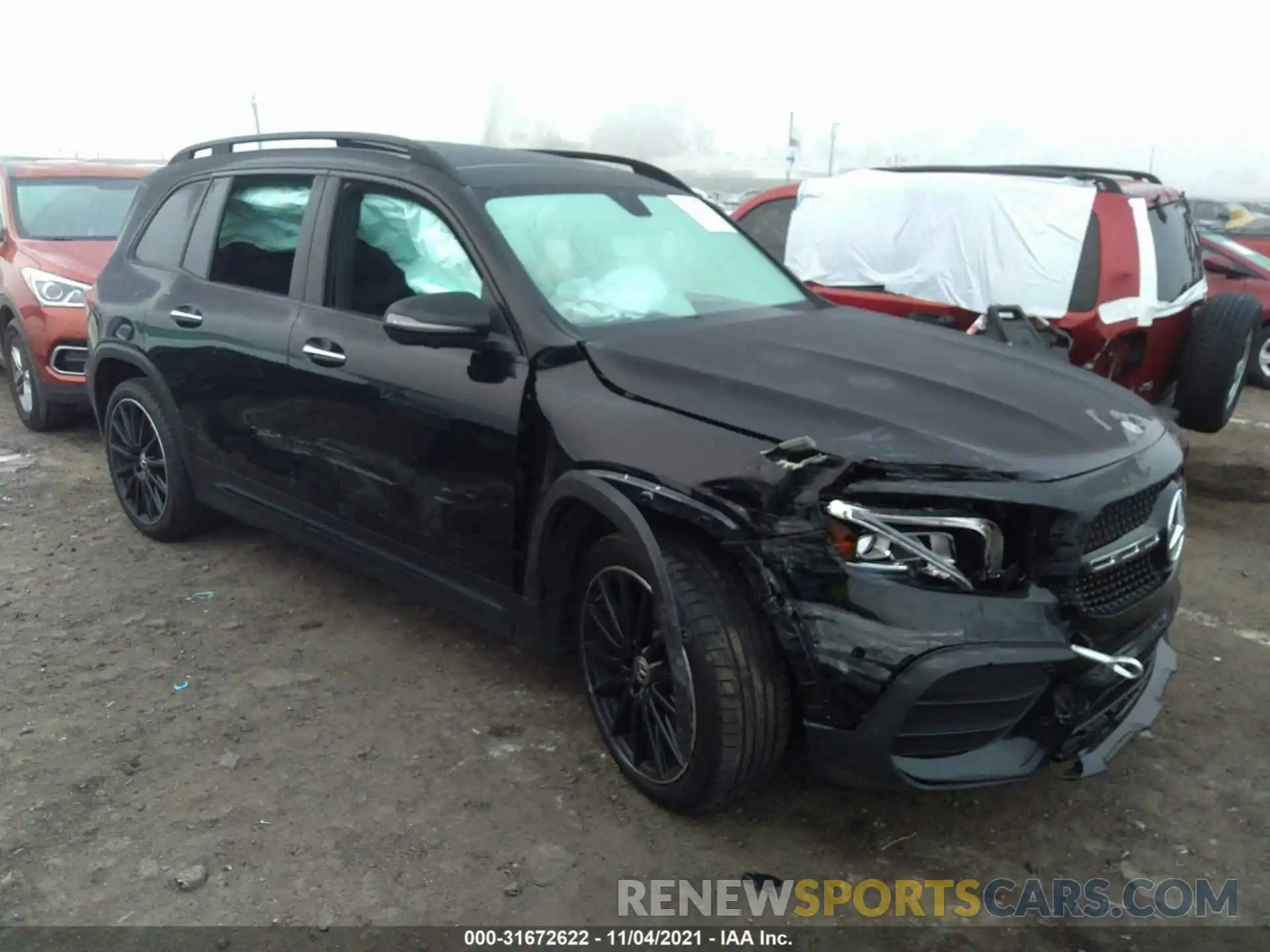 1 Photograph of a damaged car W1N4M4GB3LW041334 MERCEDES-BENZ GLB 2020