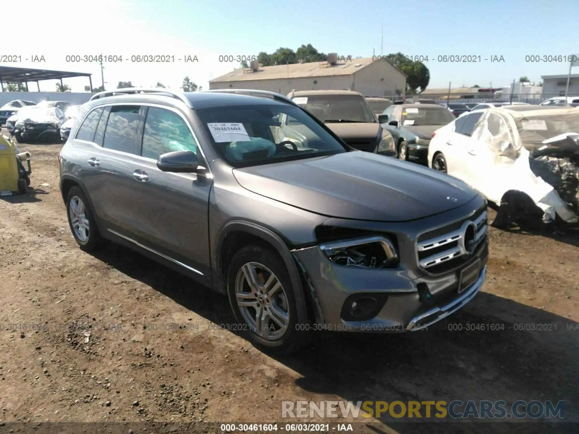 1 Фотография поврежденного автомобиля W1N4M4GB5LW024650 MERCEDES-BENZ GLB 2020