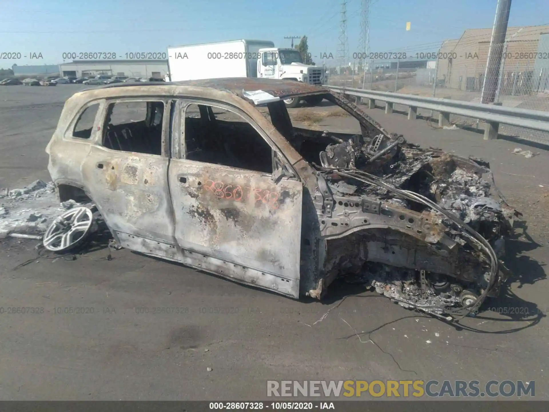 1 Photograph of a damaged car W1N4M4HB1LW023977 MERCEDES-BENZ GLB 2020