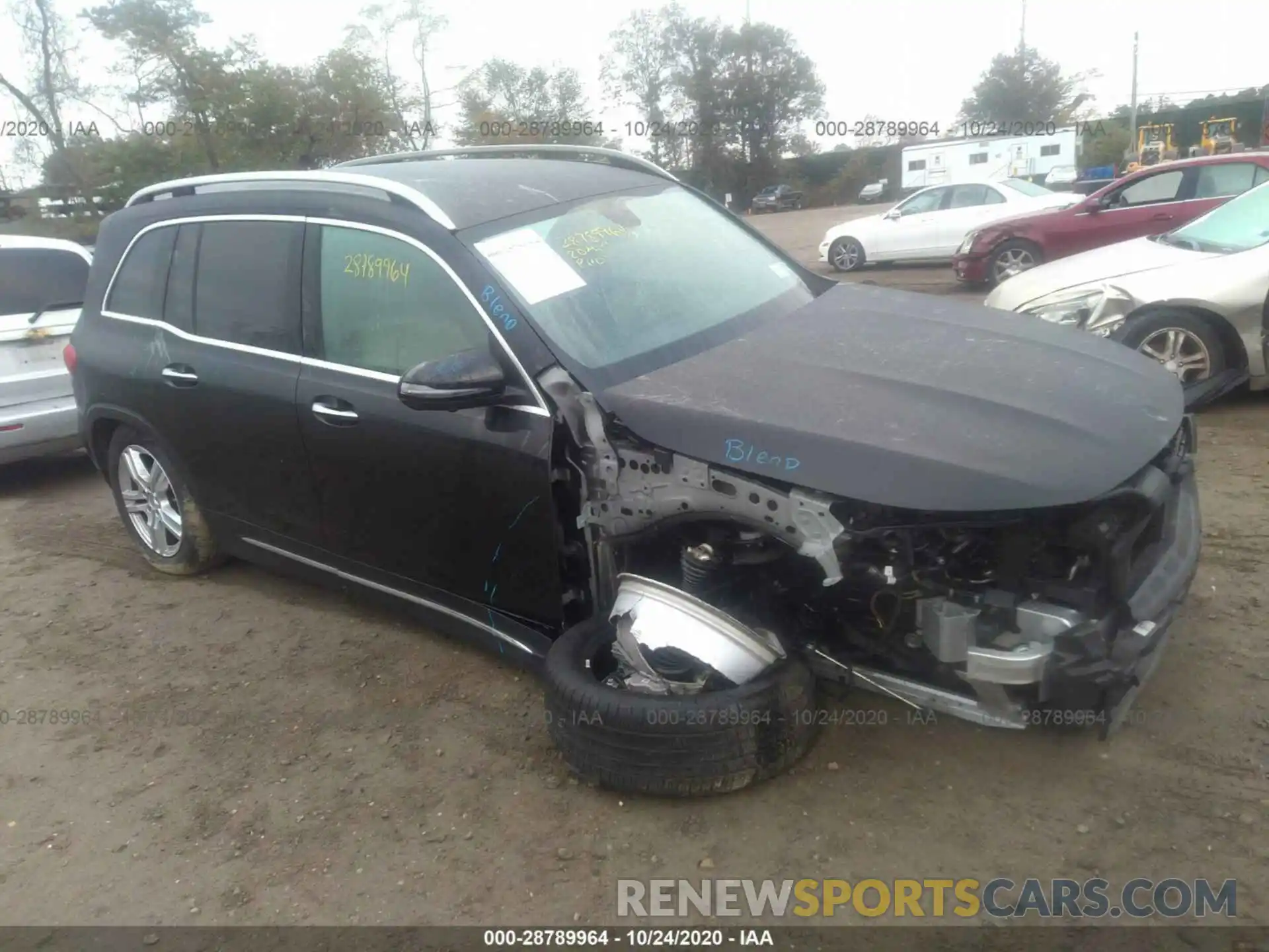 1 Photograph of a damaged car W1N4M4HB2LW025415 MERCEDES-BENZ GLB 2020