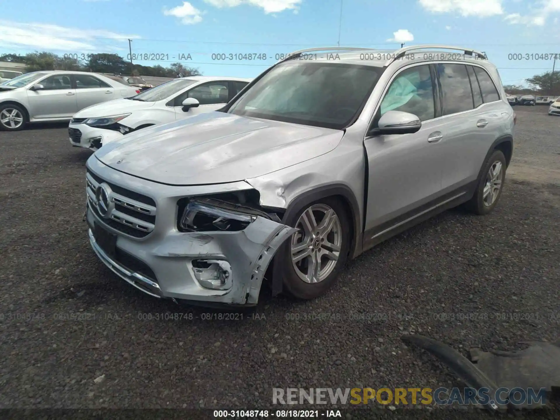 2 Photograph of a damaged car W1N4M4HB2LW027763 MERCEDES-BENZ GLB 2020