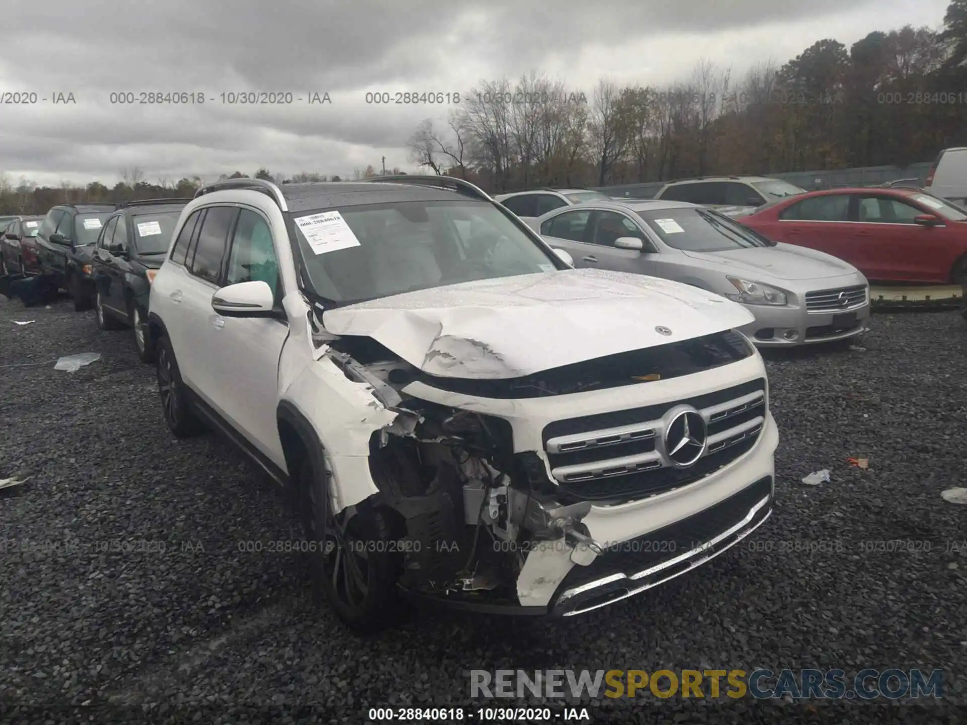 1 Photograph of a damaged car W1N4M4HB4LW025304 MERCEDES-BENZ GLB 2020