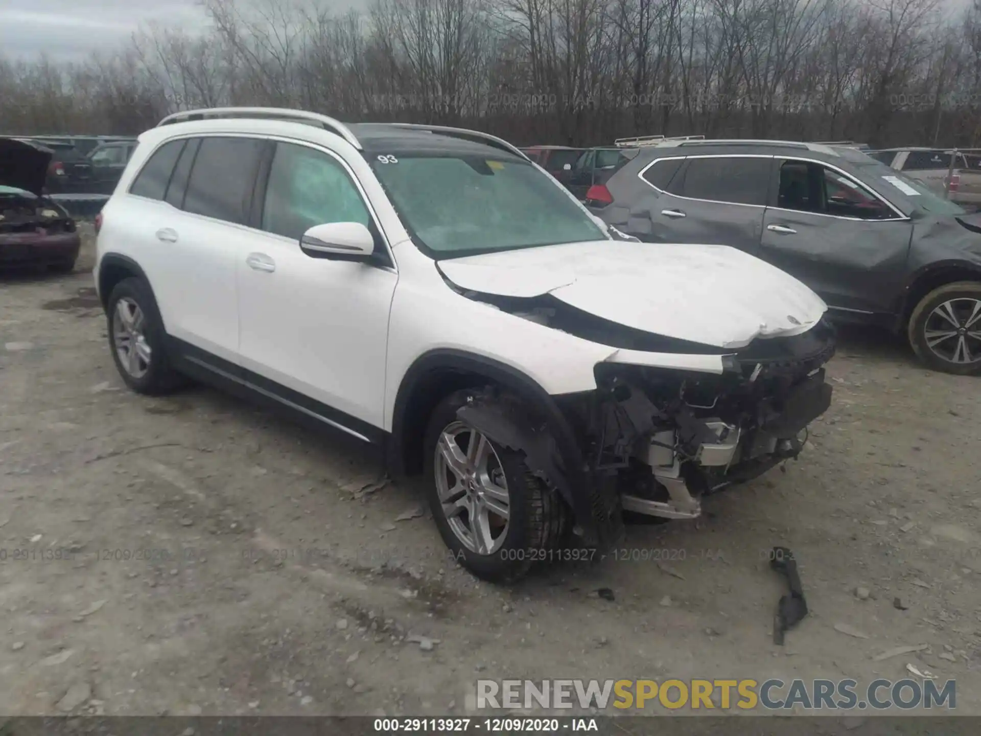 1 Photograph of a damaged car W1N4M4HB4LW041177 MERCEDES-BENZ GLB 2020