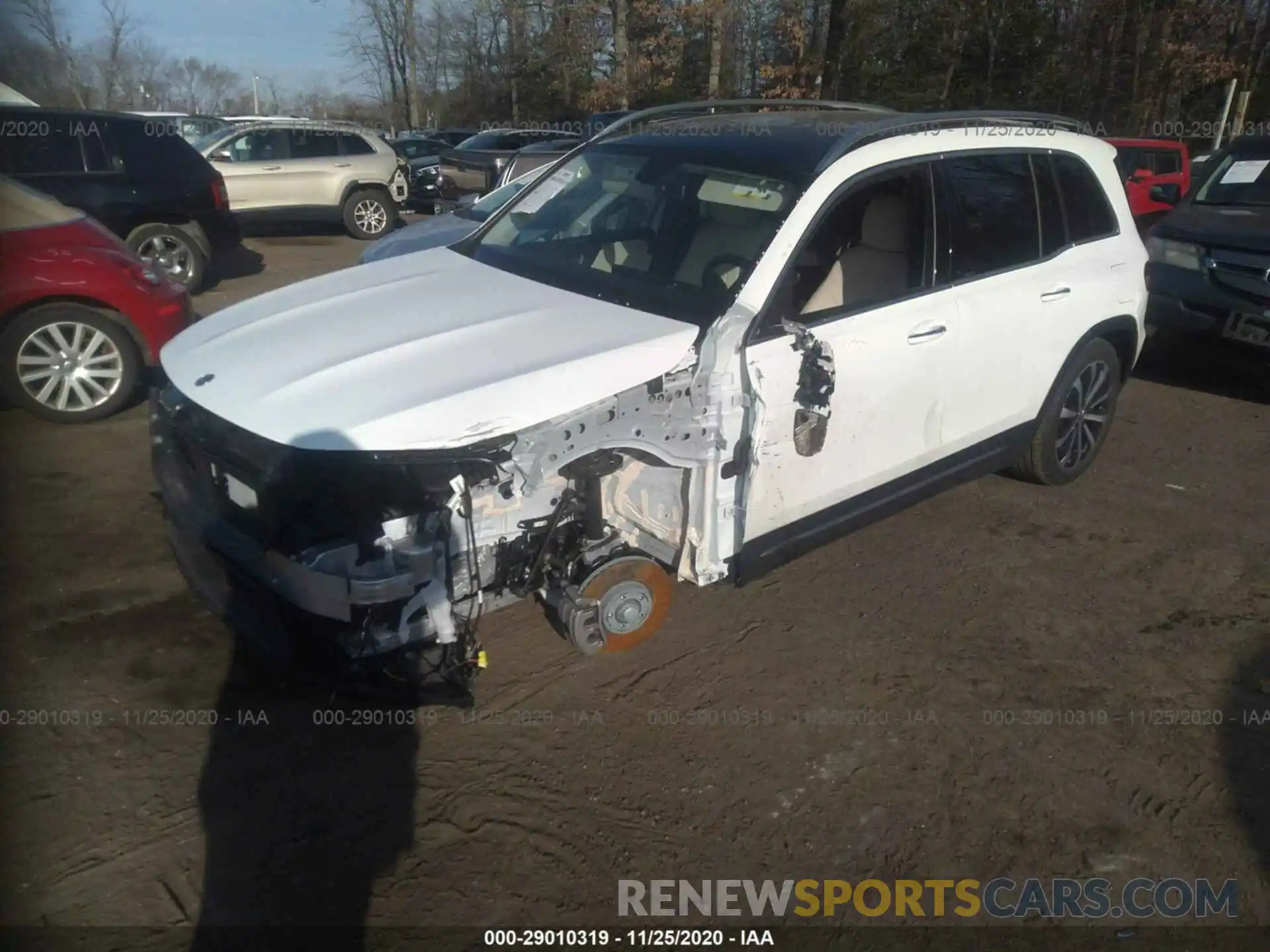 2 Photograph of a damaged car W1N4M4HB6LW054562 MERCEDES-BENZ GLB 2020