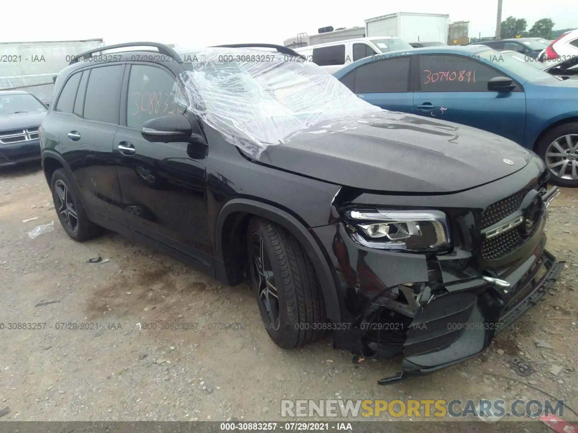 1 Photograph of a damaged car W1N4M4HB7LW043036 MERCEDES-BENZ GLB 2020