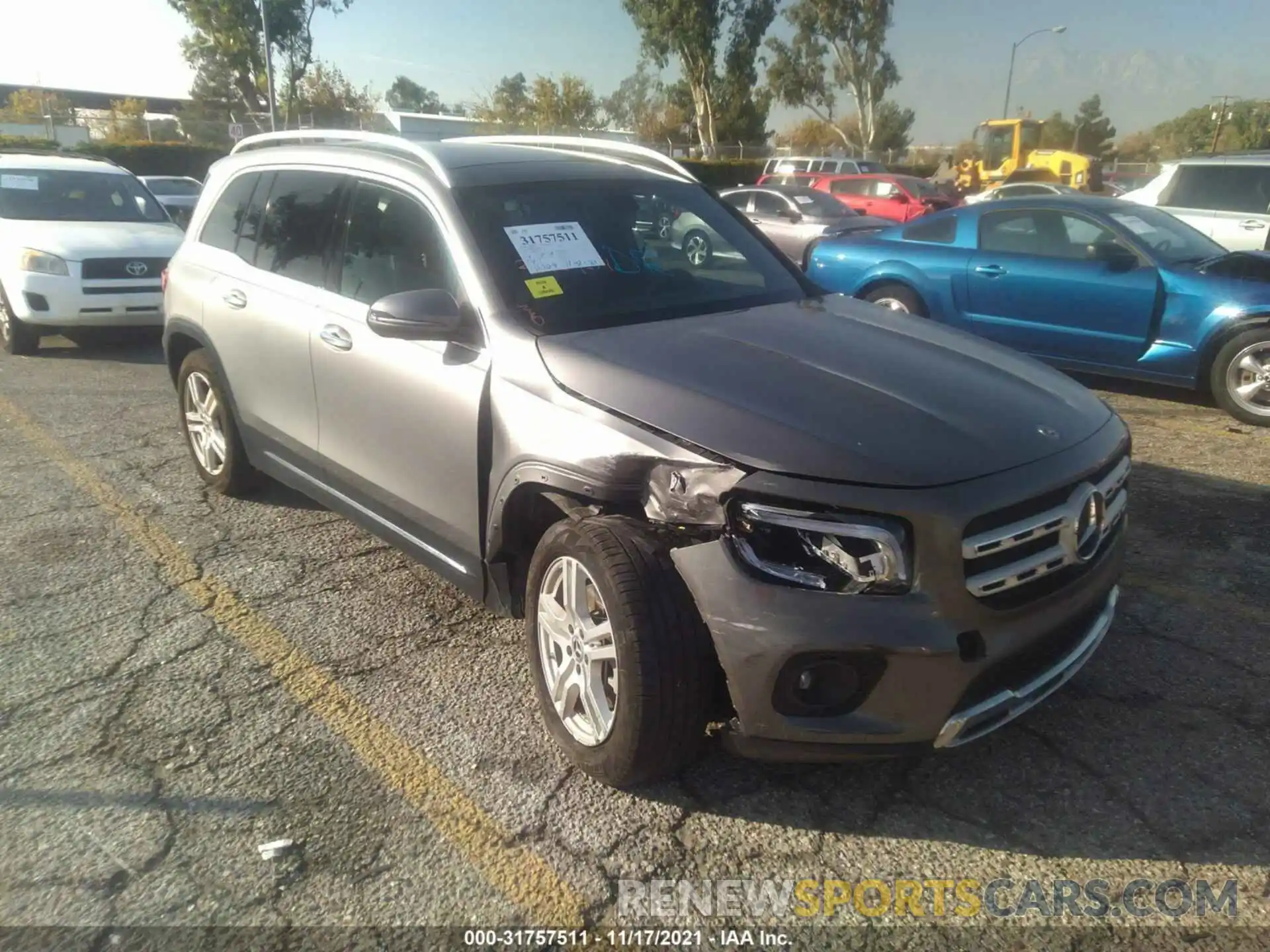 1 Photograph of a damaged car WDC4M4HB8LW001198 MERCEDES-BENZ GLB 2020