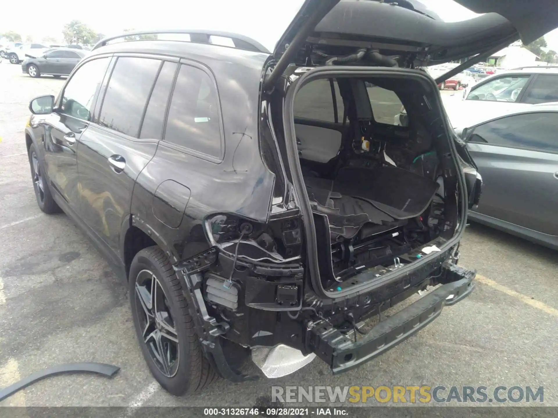 3 Photograph of a damaged car W1N4M4GB0MW108134 MERCEDES-BENZ GLB 2021