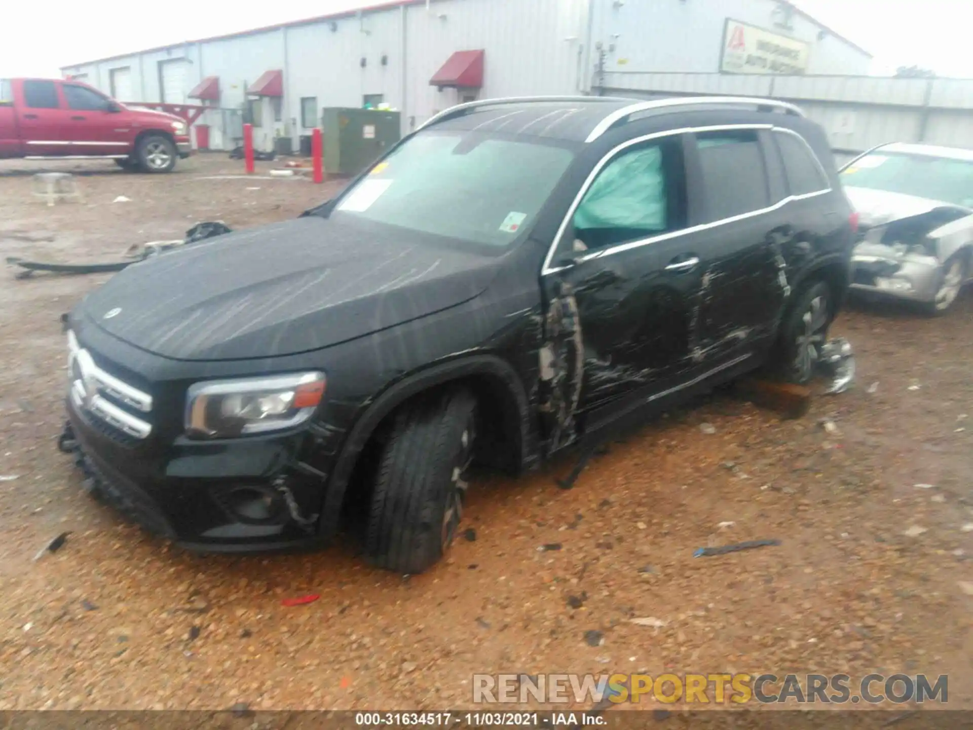 2 Photograph of a damaged car W1N4M4GB0MW118517 MERCEDES-BENZ GLB 2021