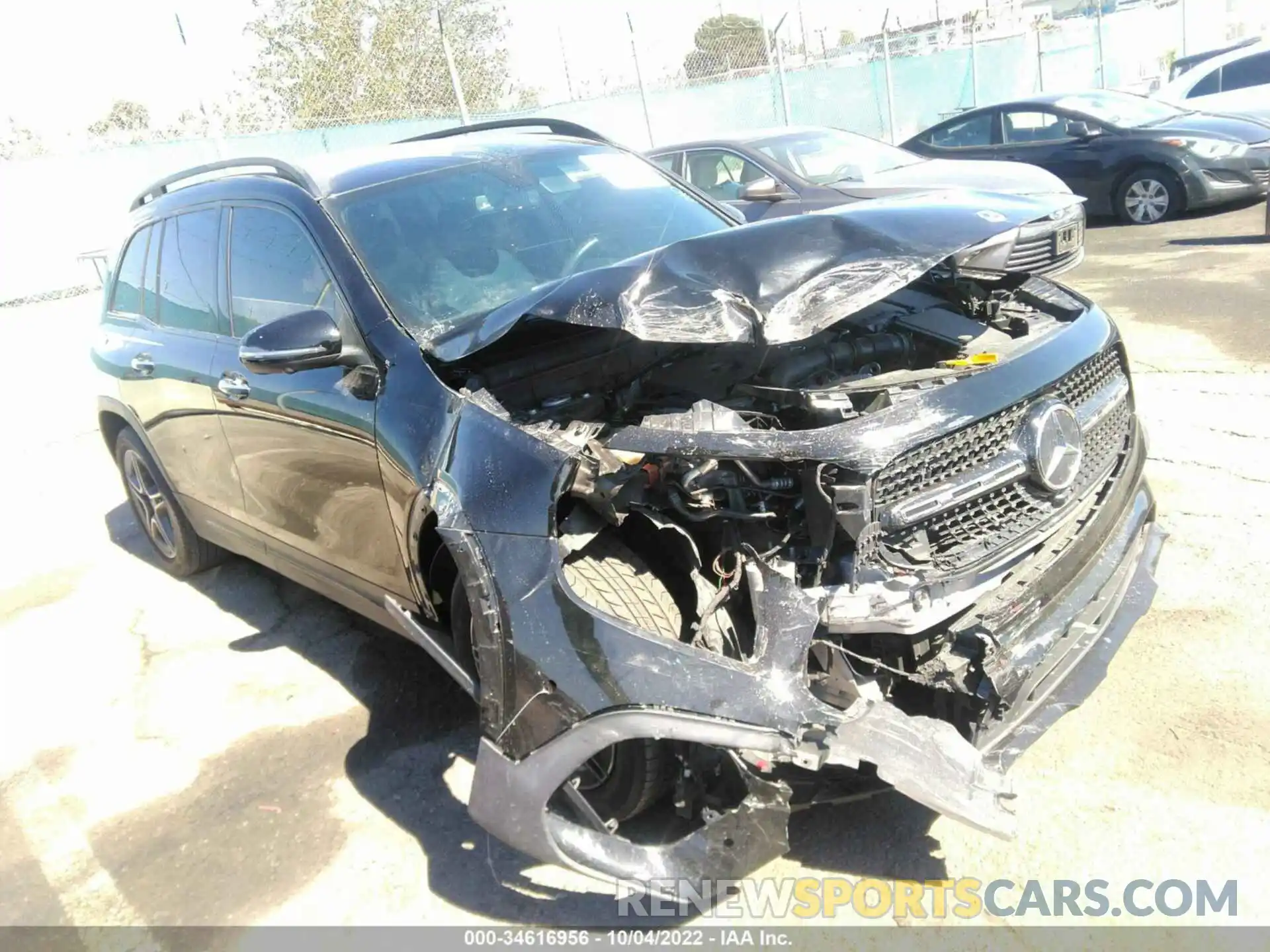 1 Photograph of a damaged car W1N4M4GB1MW104562 MERCEDES-BENZ GLB 2021