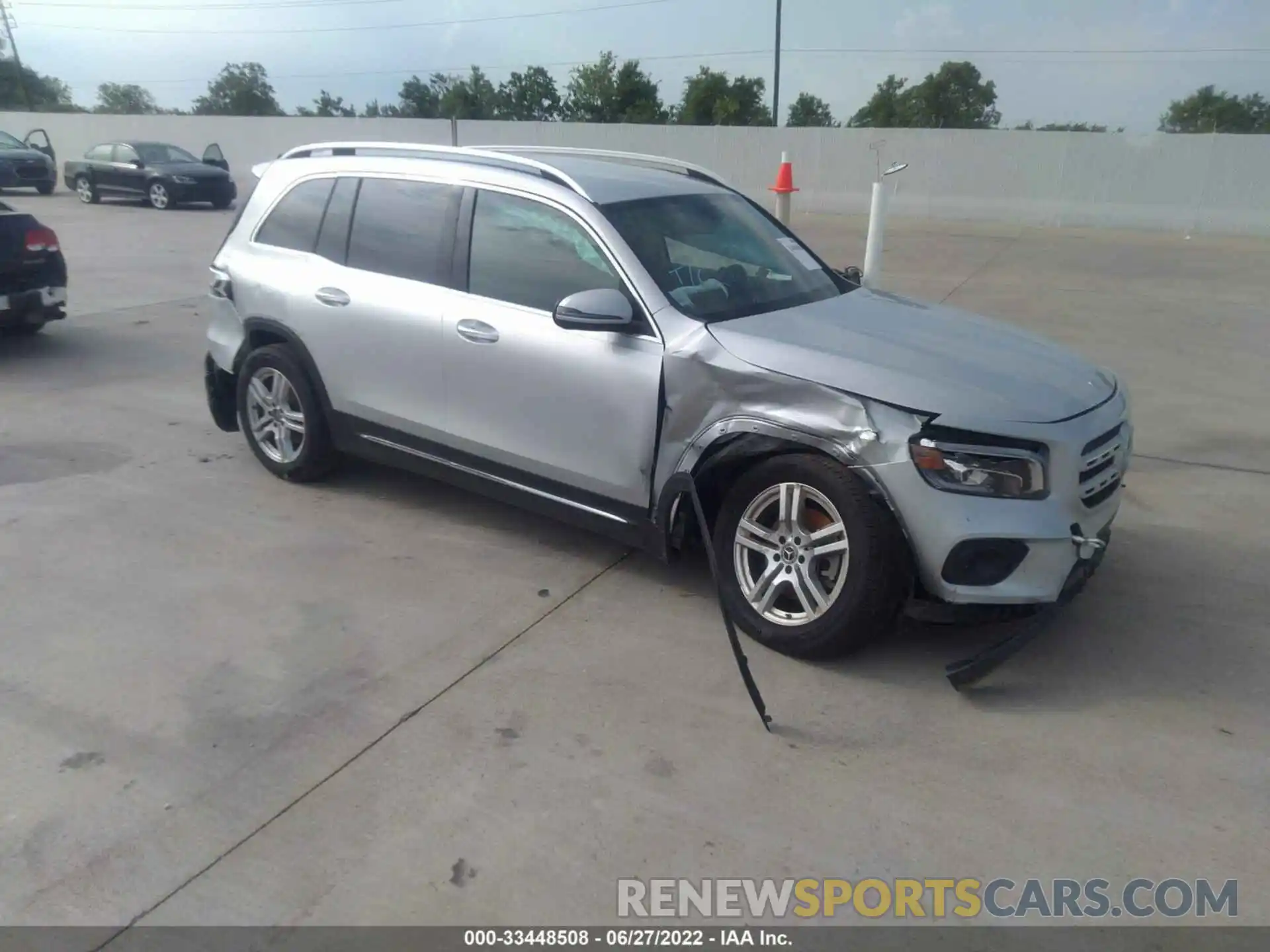 1 Photograph of a damaged car W1N4M4GB1MW129820 MERCEDES-BENZ GLB 2021