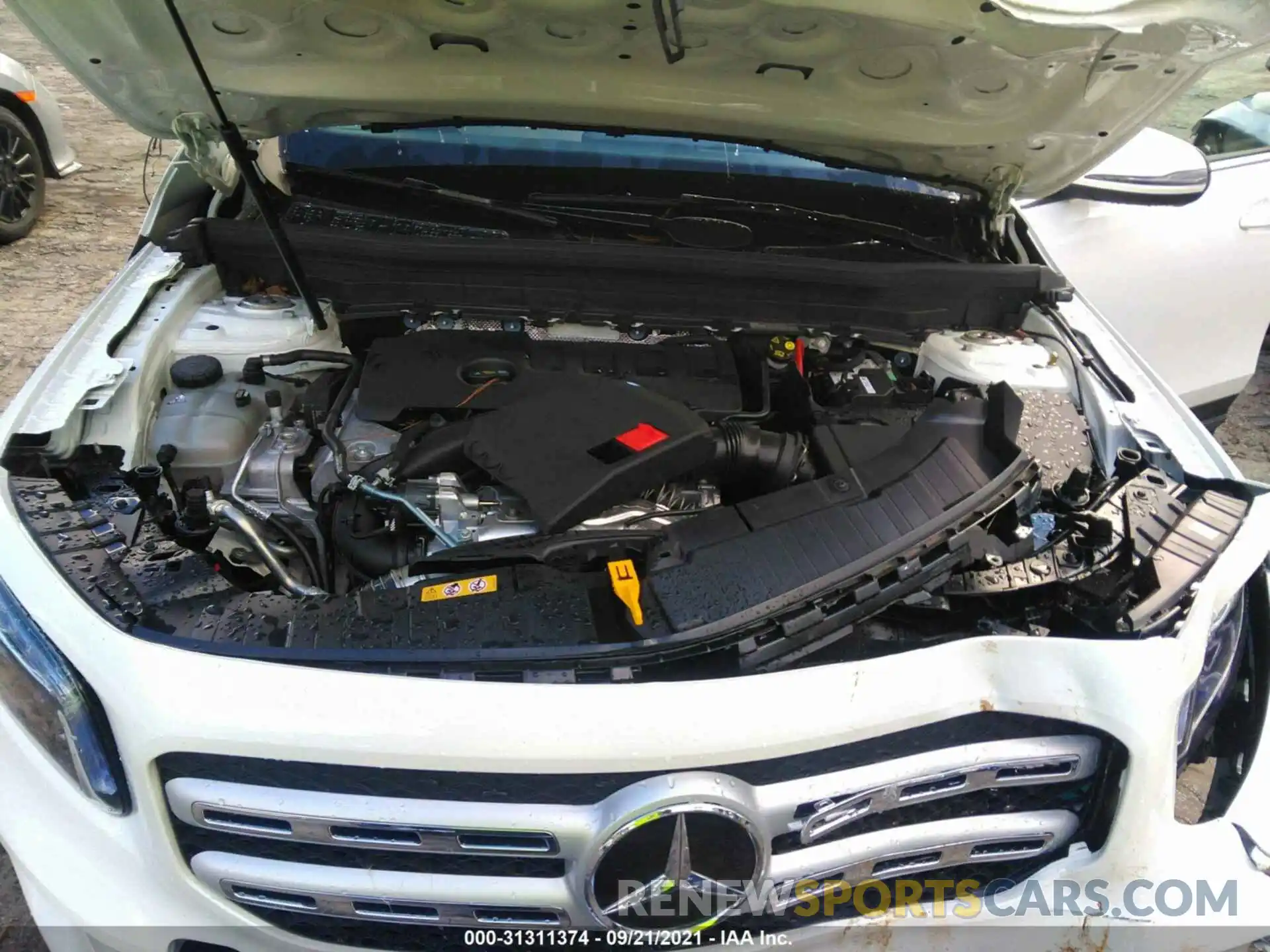 10 Photograph of a damaged car W1N4M4GB2MW152023 MERCEDES-BENZ GLB 2021