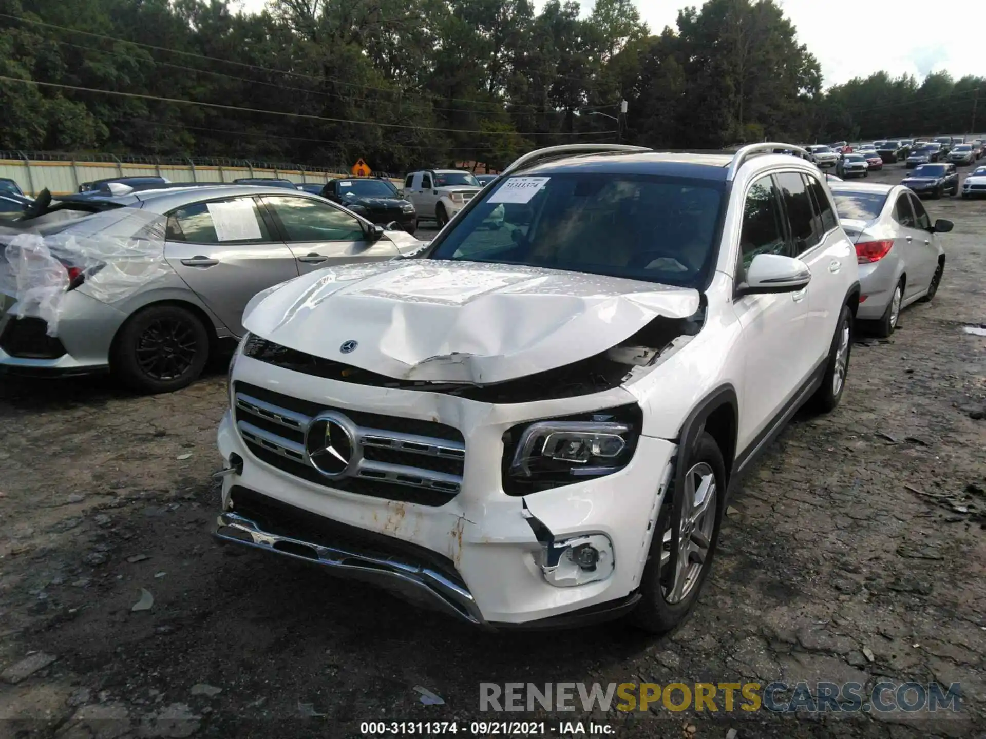 6 Photograph of a damaged car W1N4M4GB2MW152023 MERCEDES-BENZ GLB 2021