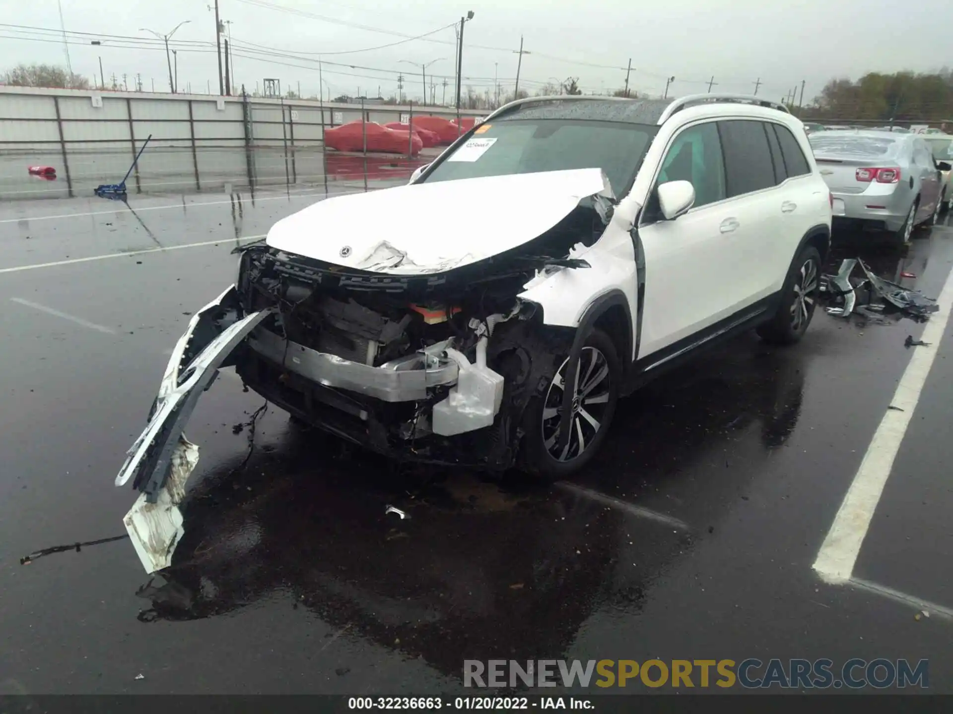 2 Photograph of a damaged car W1N4M4GB4MW123283 MERCEDES-BENZ GLB 2021