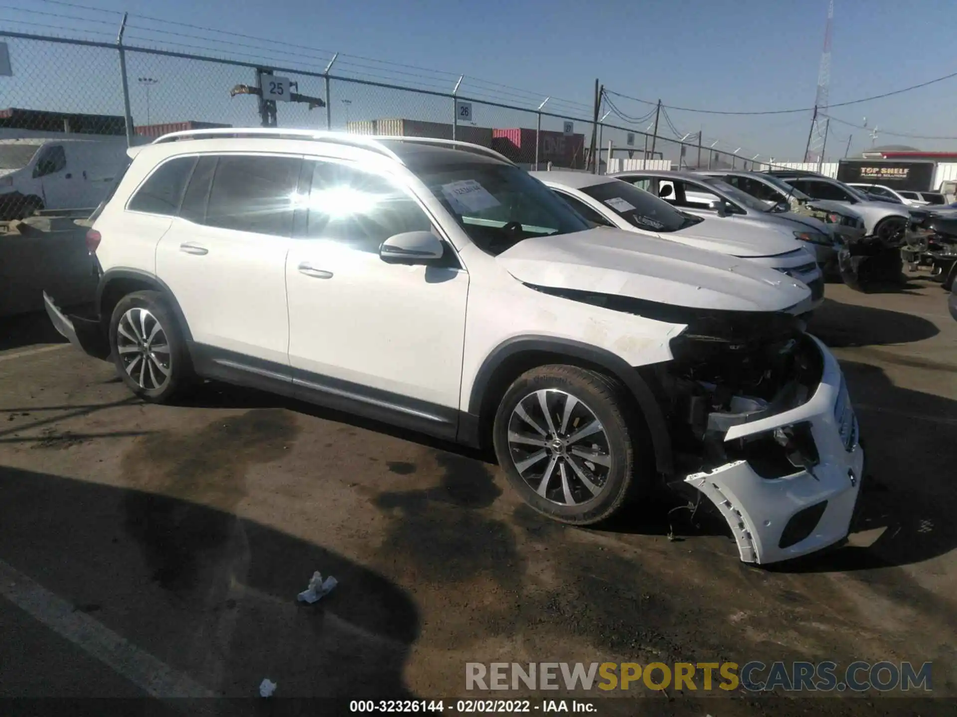 1 Photograph of a damaged car W1N4M4GB6MW101558 MERCEDES-BENZ GLB 2021