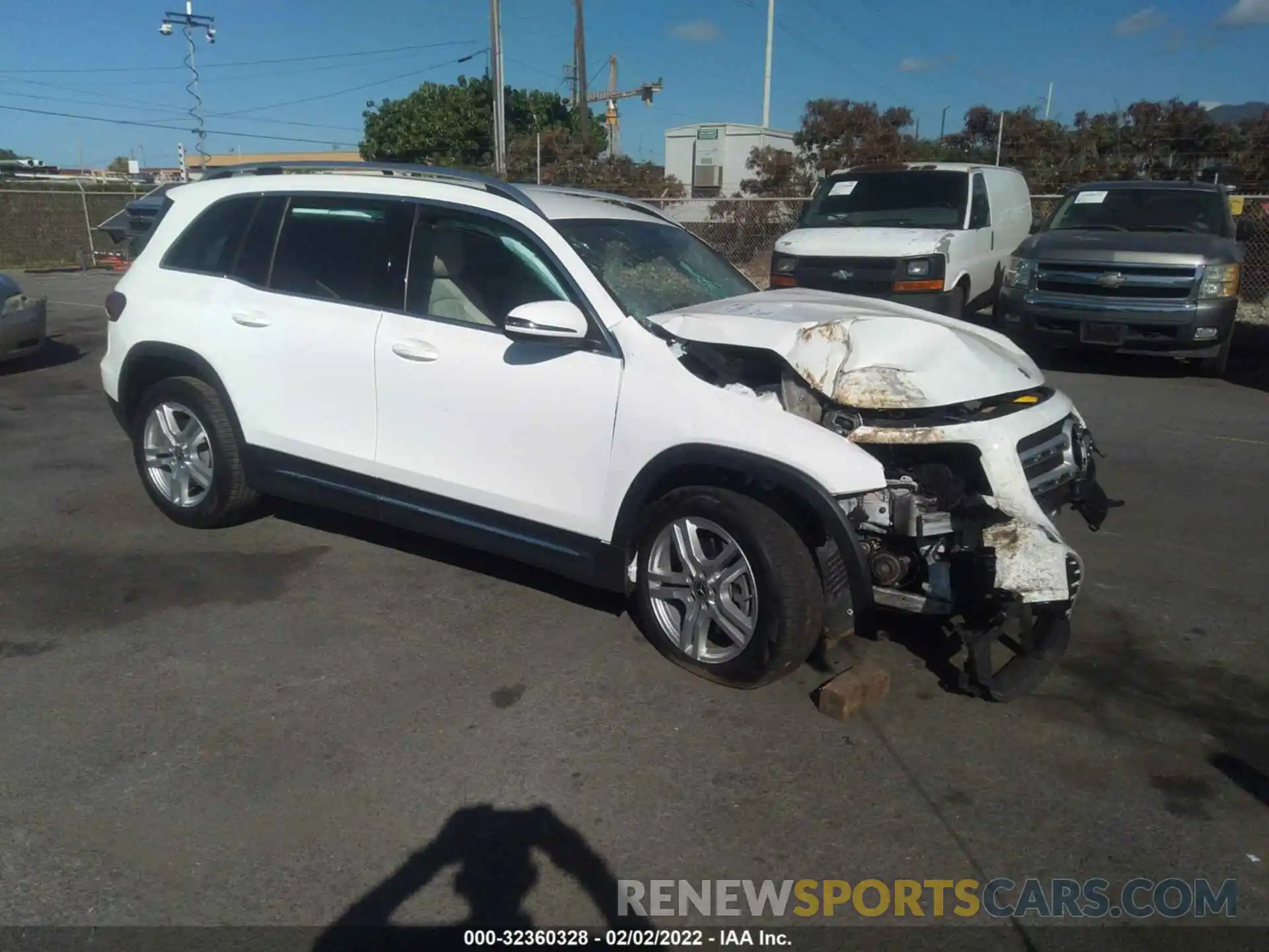 1 Photograph of a damaged car W1N4M4GB7MW121933 MERCEDES-BENZ GLB 2021