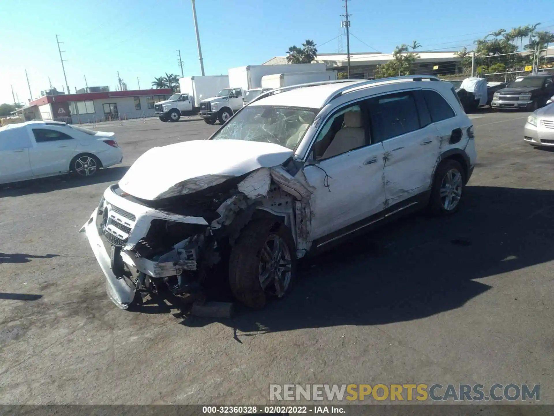 2 Photograph of a damaged car W1N4M4GB7MW121933 MERCEDES-BENZ GLB 2021