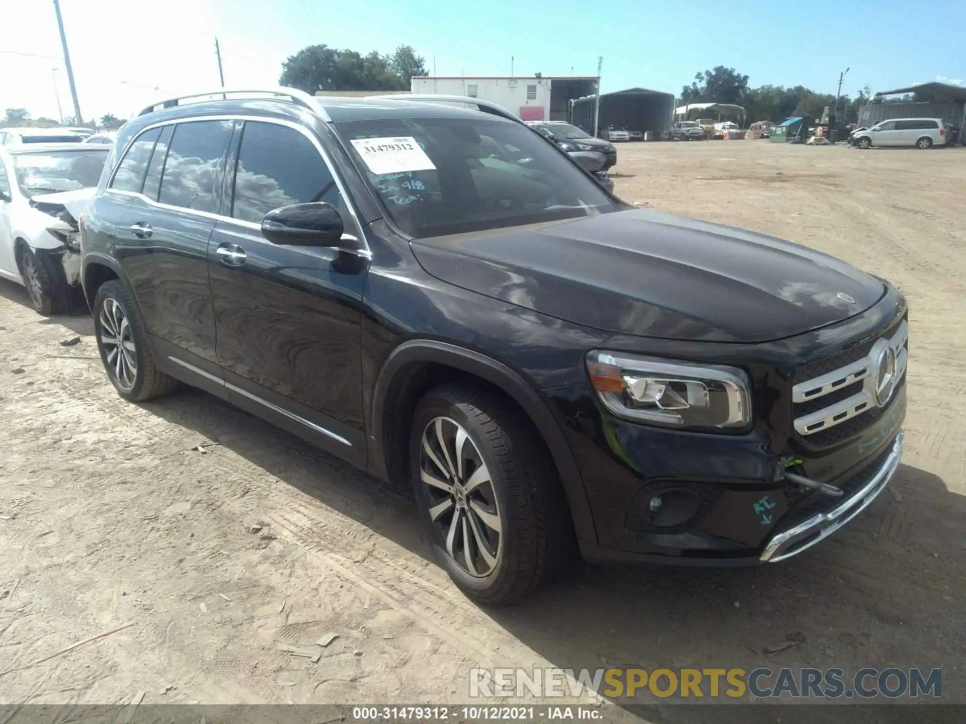 1 Photograph of a damaged car W1N4M4GB9MW104390 MERCEDES-BENZ GLB 2021