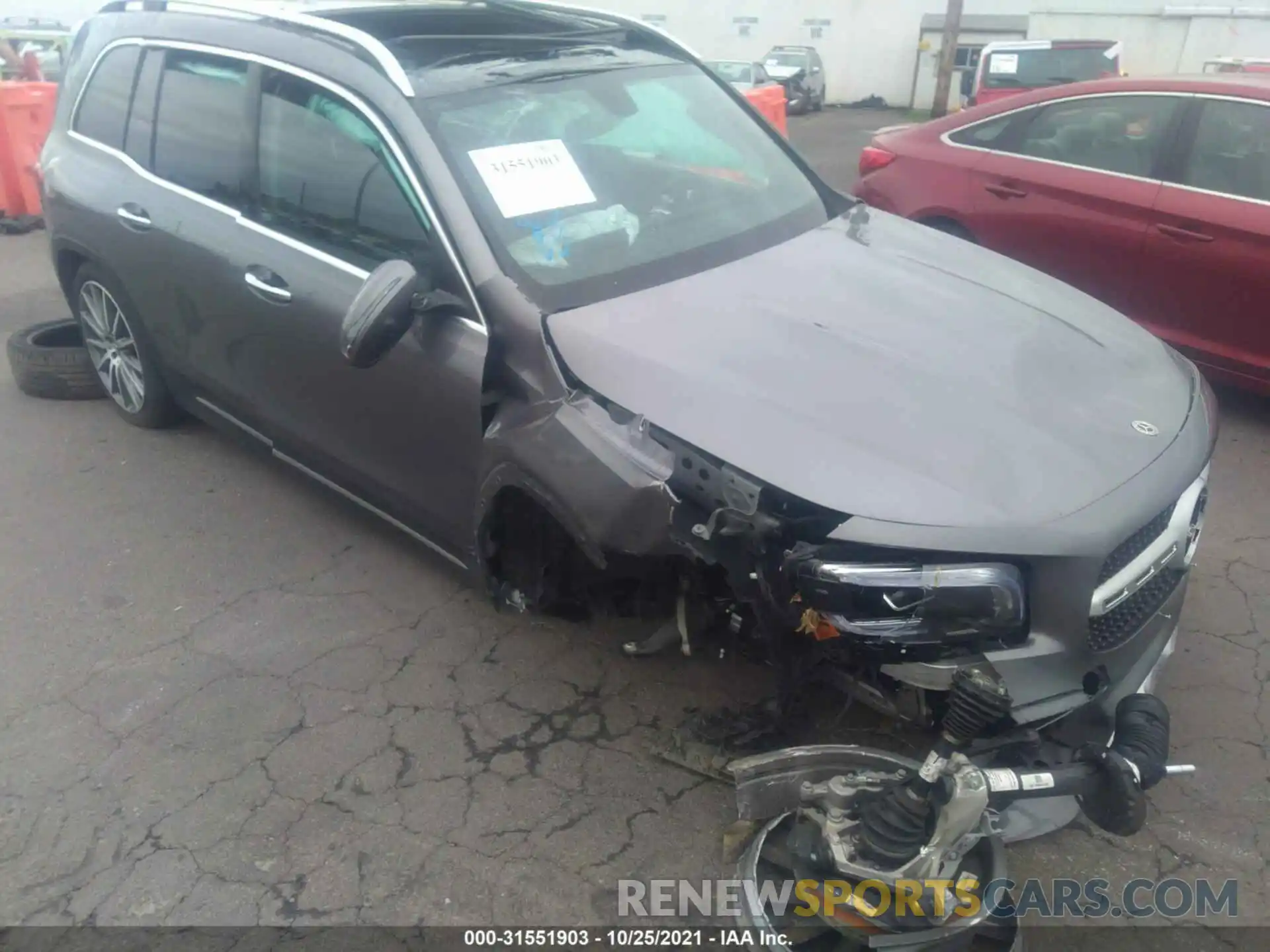 6 Photograph of a damaged car W1N4M4HB2MW134412 MERCEDES-BENZ GLB 2021