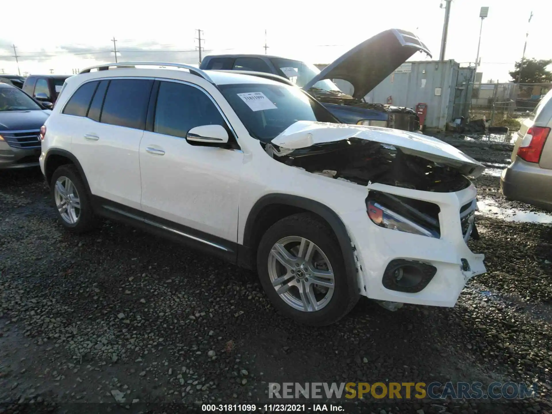 1 Photograph of a damaged car W1N4M4HB3MW110183 MERCEDES-BENZ GLB 2021