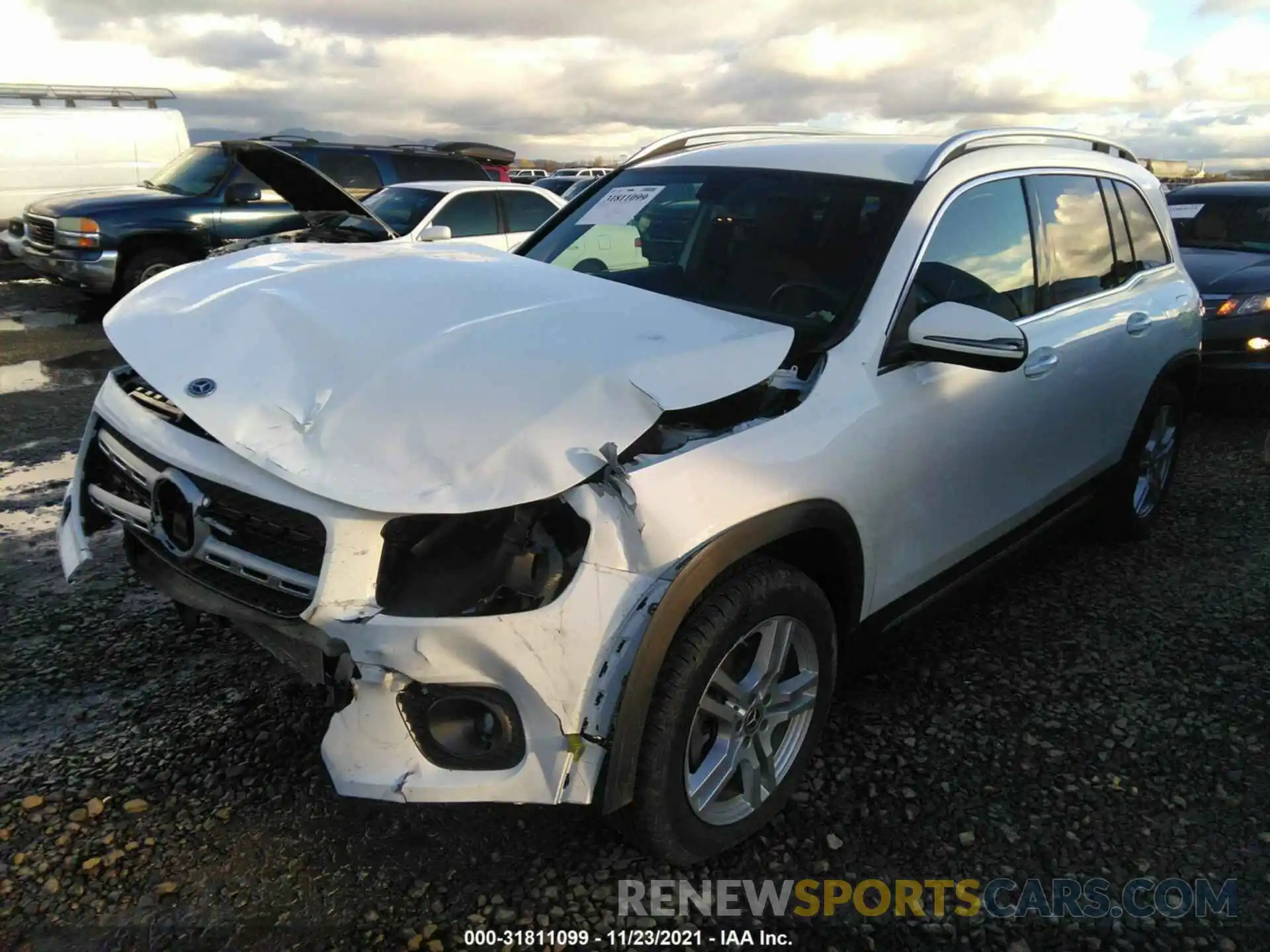 2 Photograph of a damaged car W1N4M4HB3MW110183 MERCEDES-BENZ GLB 2021