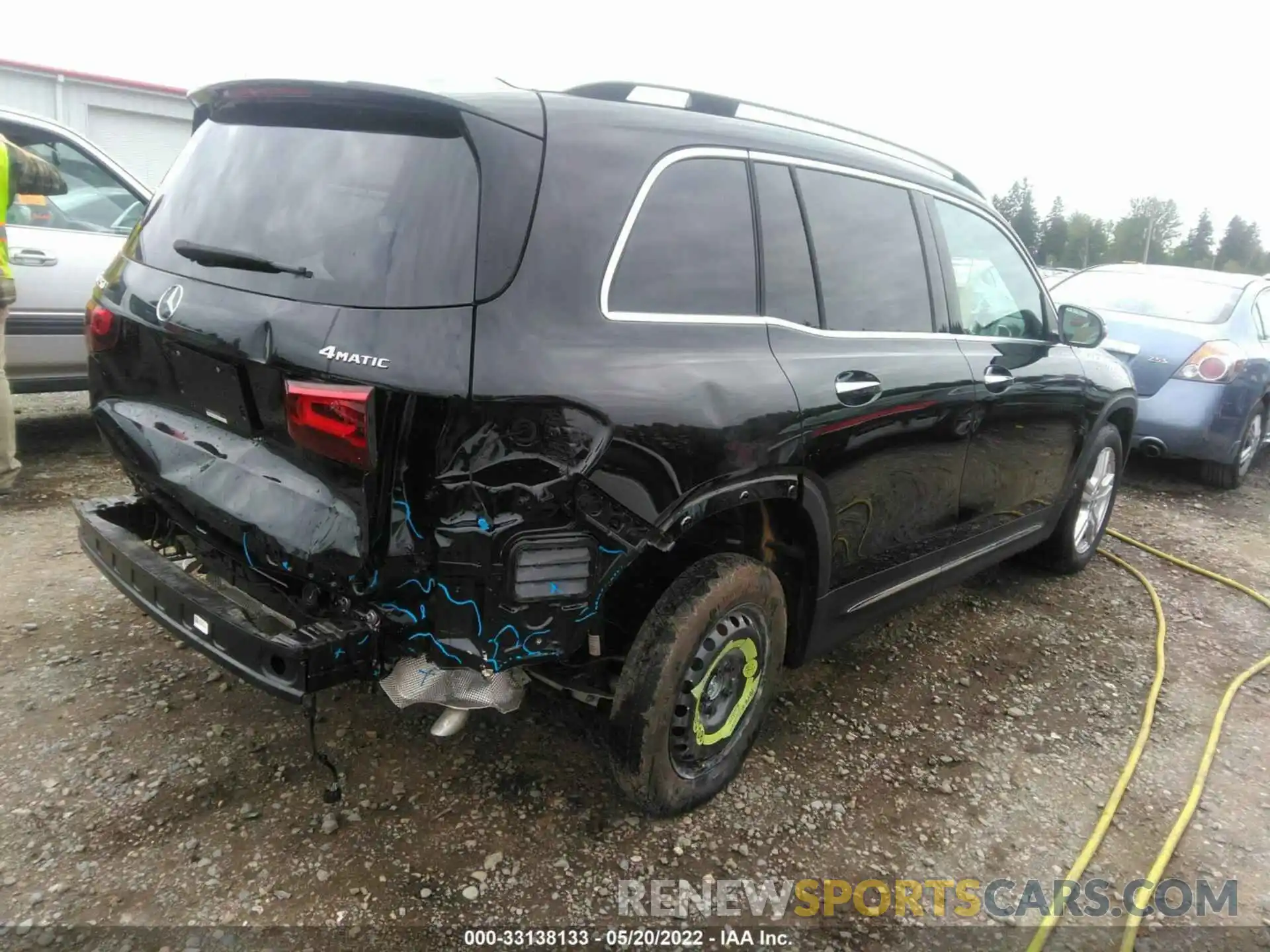 4 Photograph of a damaged car W1N4M4HB5MW116244 MERCEDES-BENZ GLB 2021