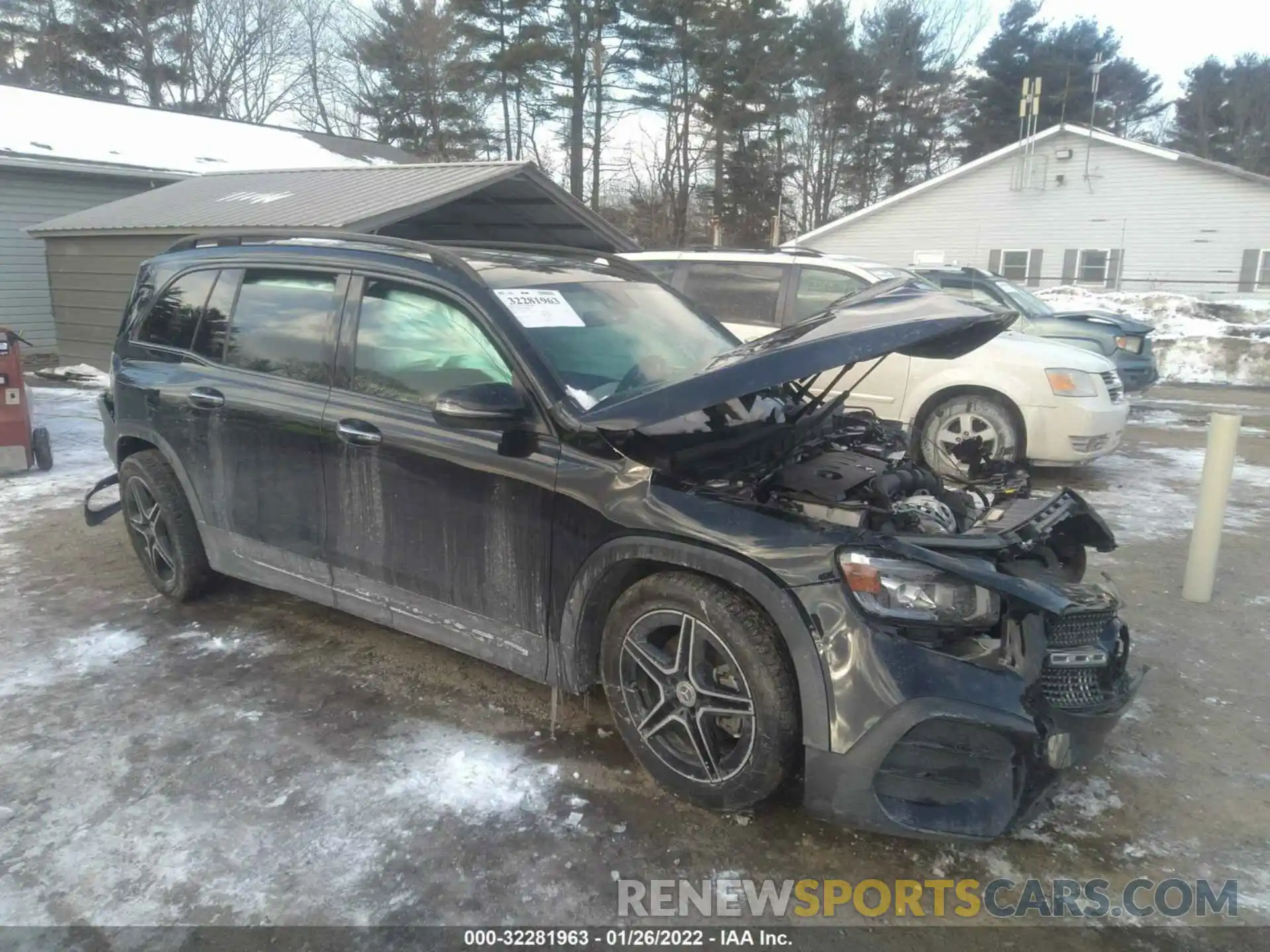 1 Photograph of a damaged car W1N4M4HB8MW102614 MERCEDES-BENZ GLB 2021