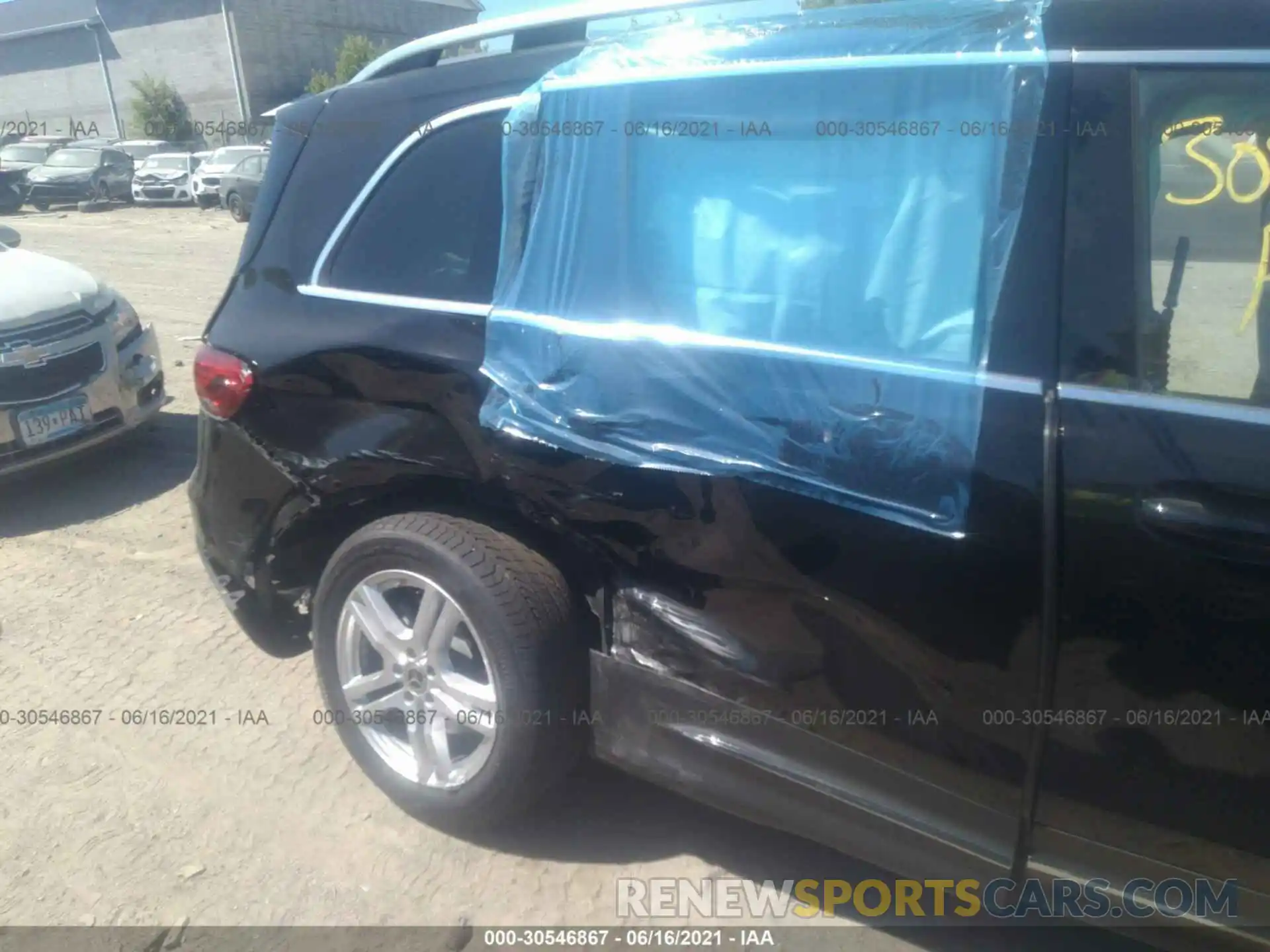 6 Photograph of a damaged car W1N4M4HB8MW115315 MERCEDES-BENZ GLB 2021