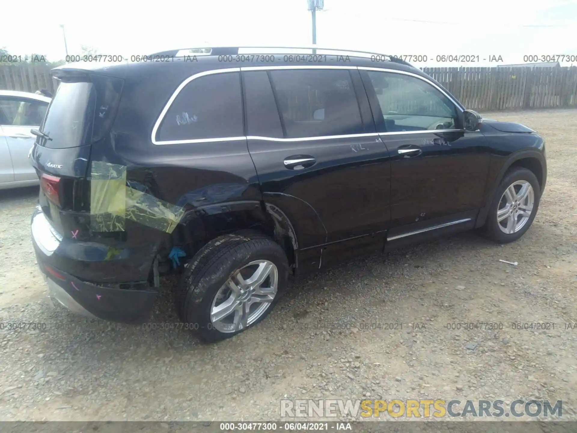 6 Photograph of a damaged car W1N4M4HB9MW095639 MERCEDES-BENZ GLB 2021