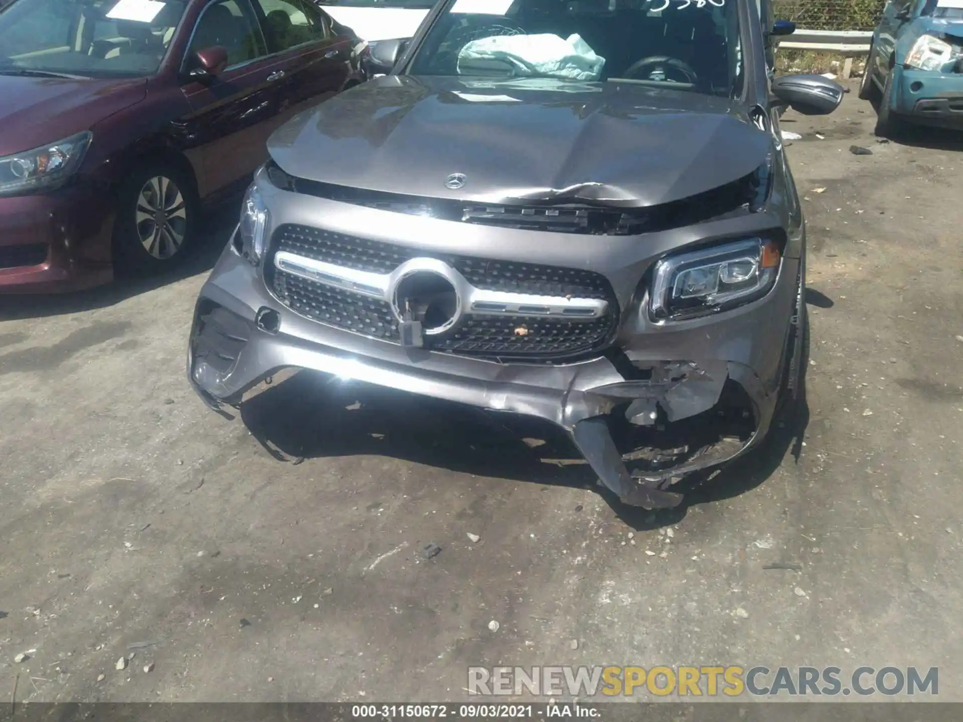 6 Photograph of a damaged car W1N4M4HB9MW135380 MERCEDES-BENZ GLB 2021