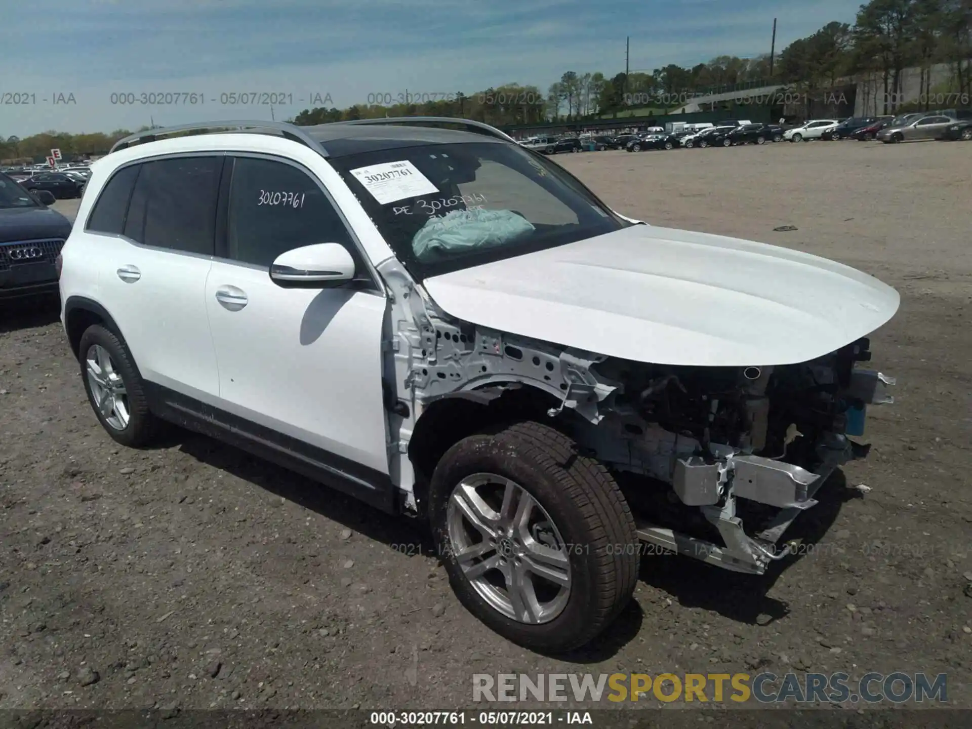 1 Photograph of a damaged car W1N4M4HBXMW090174 MERCEDES-BENZ GLB 2021